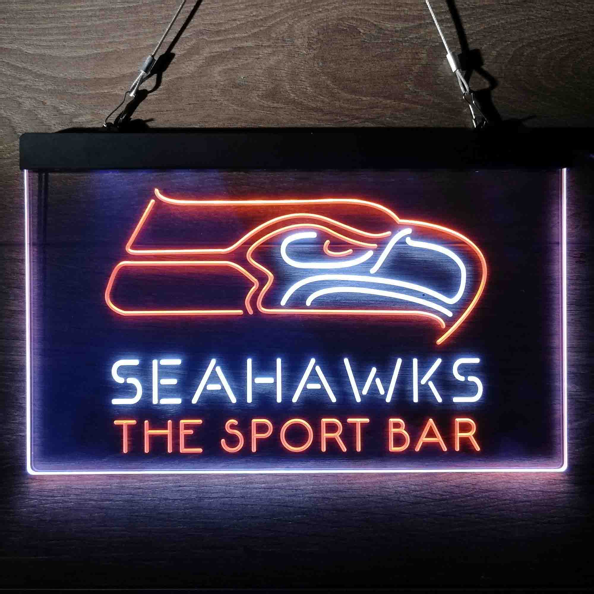 Personalized Seattle Seahawks NFL Football Club Neo LED Light Sign