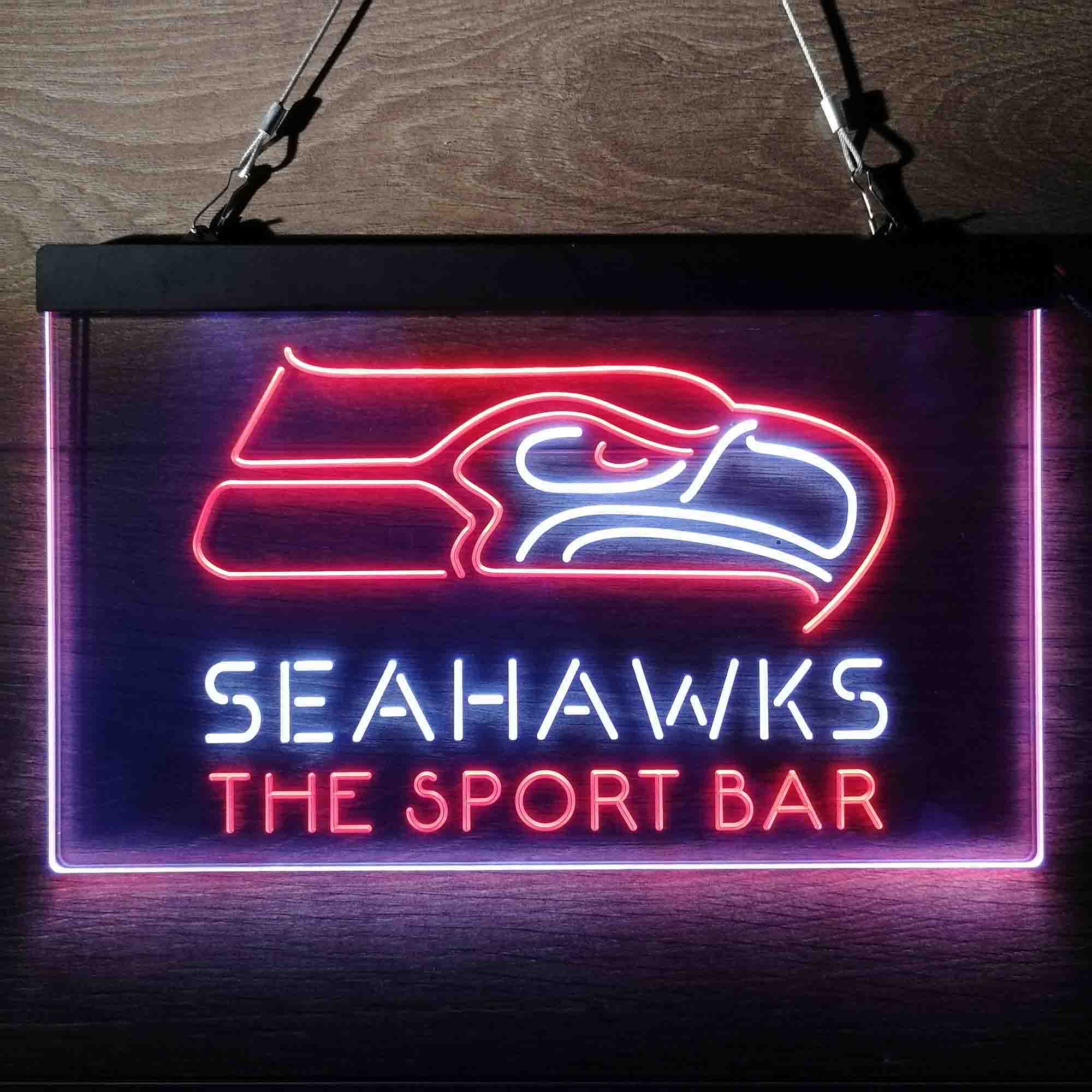 Personalized Seattle Seahawks NFL Football Club Neo LED Light Sign