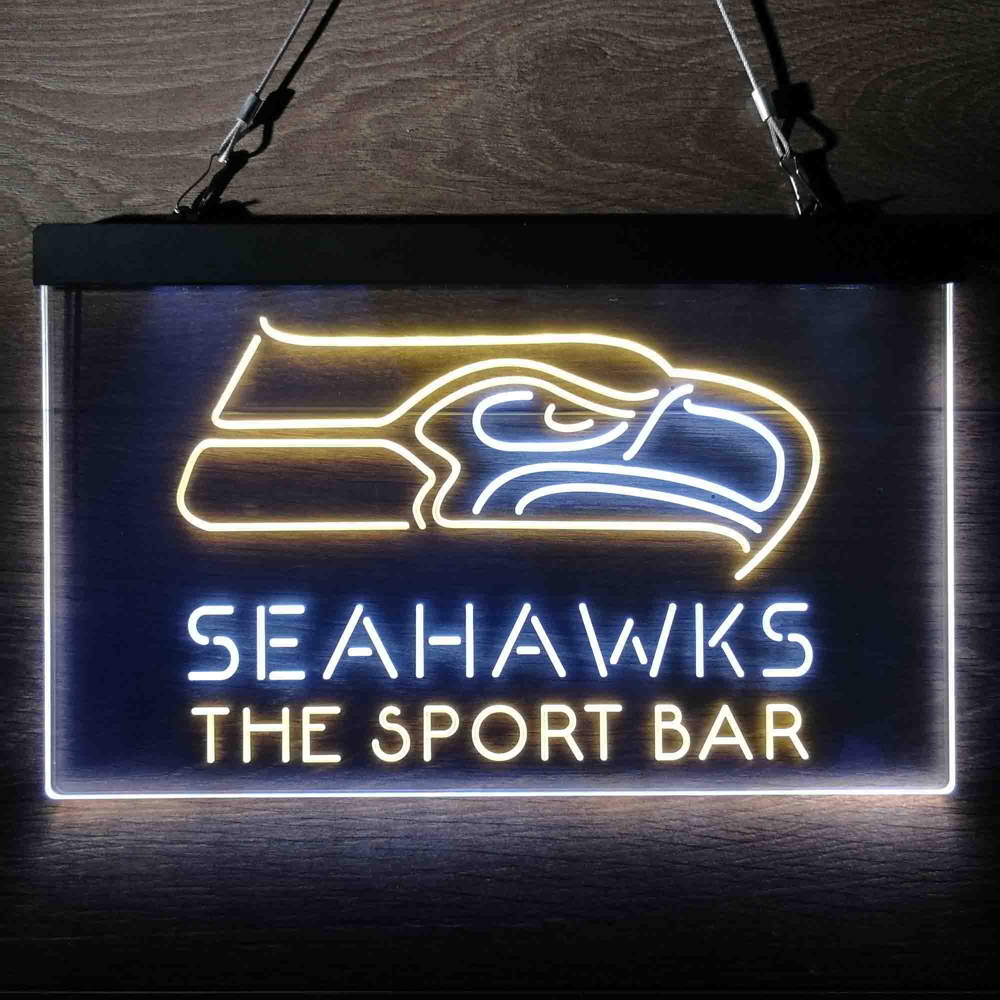 Personalized Seattle Seahawks NFL Football Club Neo LED Light Sign