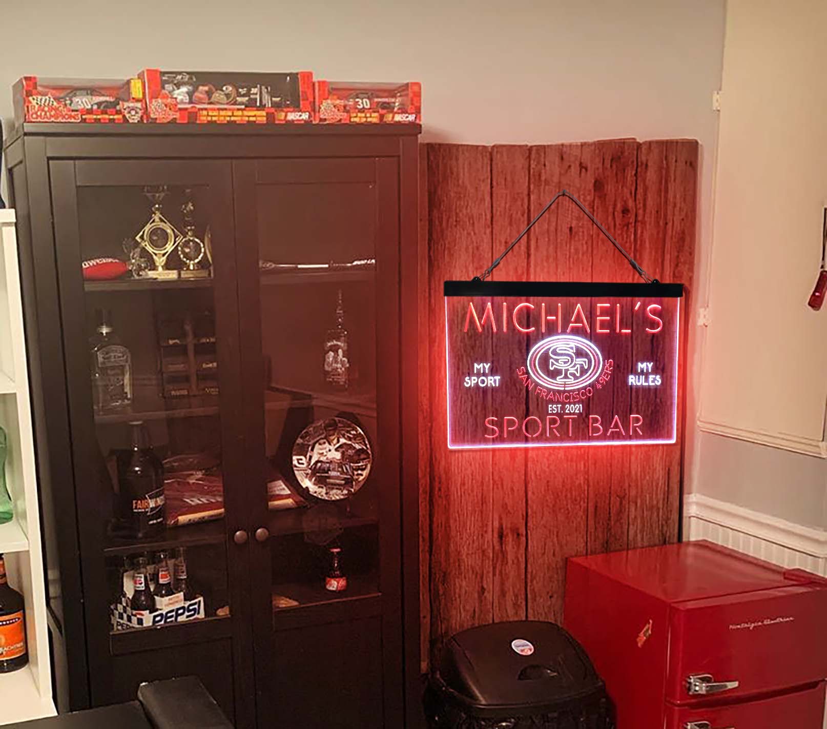 Personalized San Francisco 49ers Neon-Like LED Light Sign