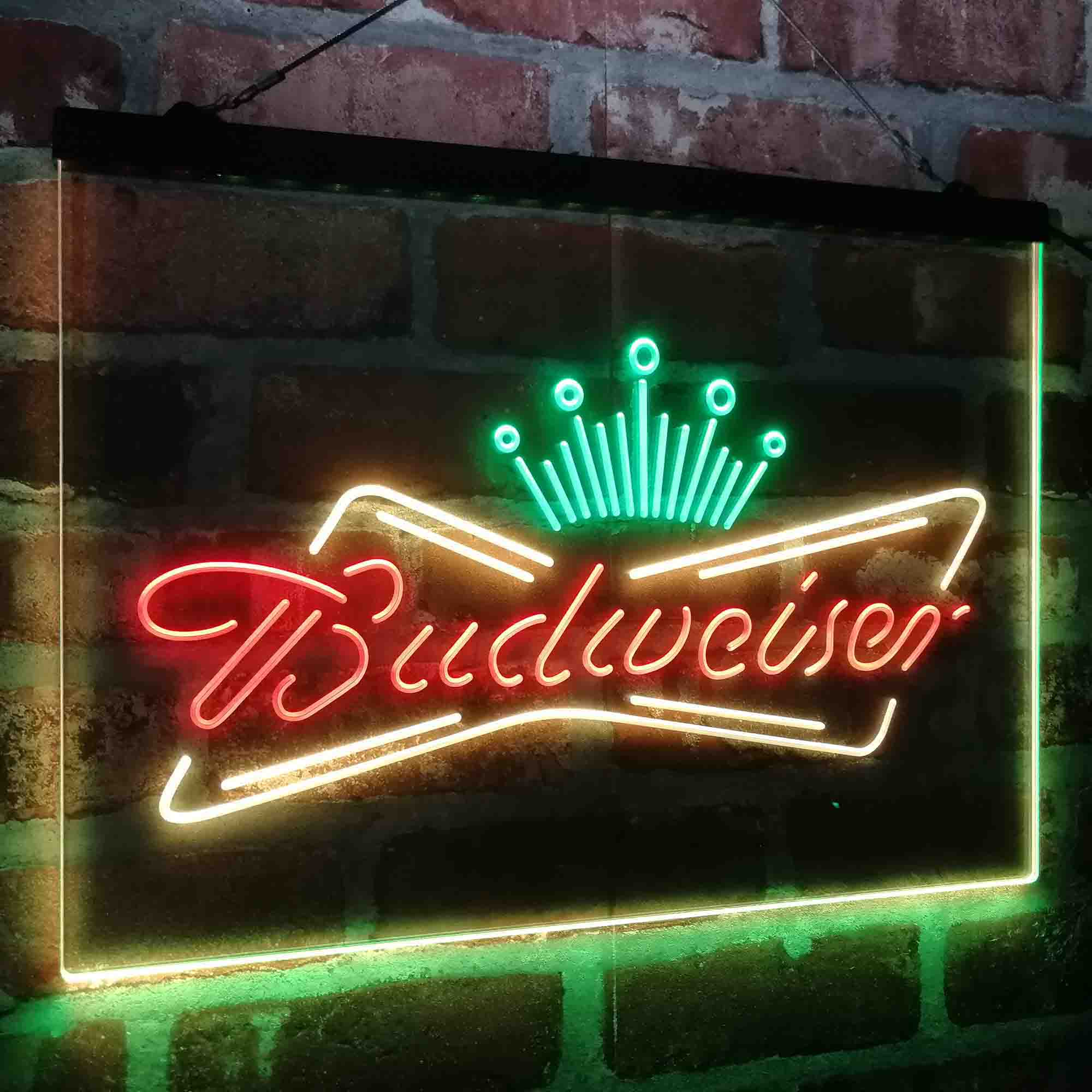 Budweiser King Beer Bar Neon LED Sign 3 Colors