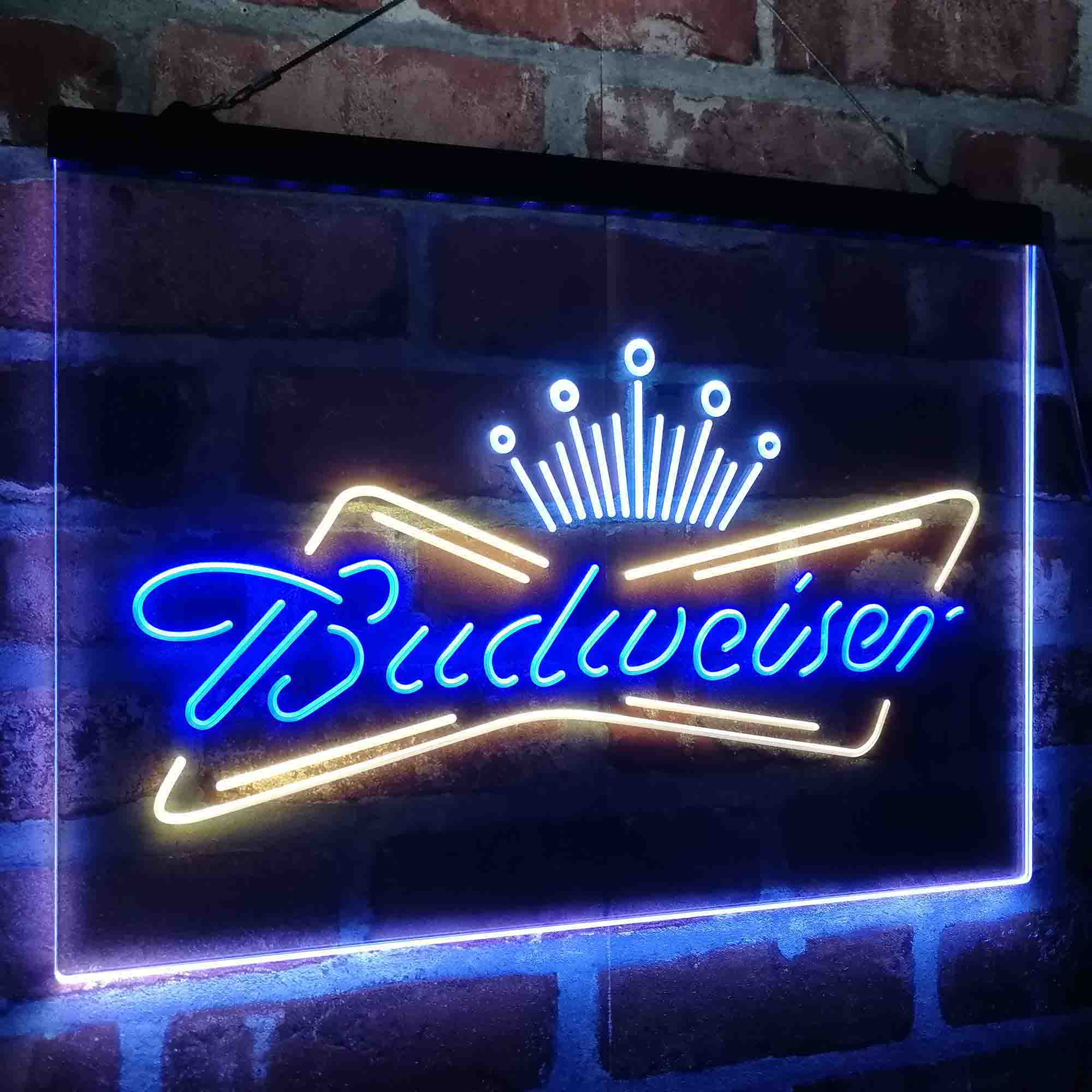 Budweiser King Beer Bar Neon LED Sign 3 Colors