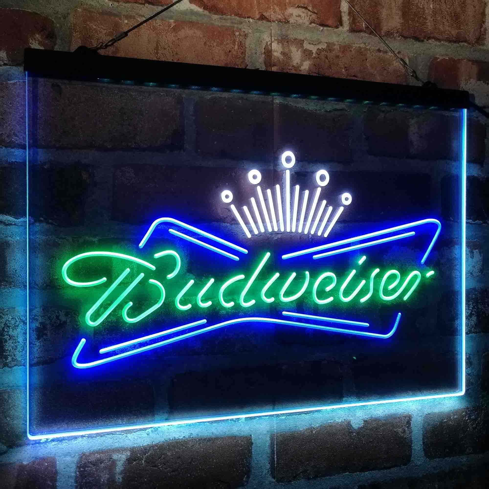 Budweiser King Beer Bar Neon LED Sign 3 Colors