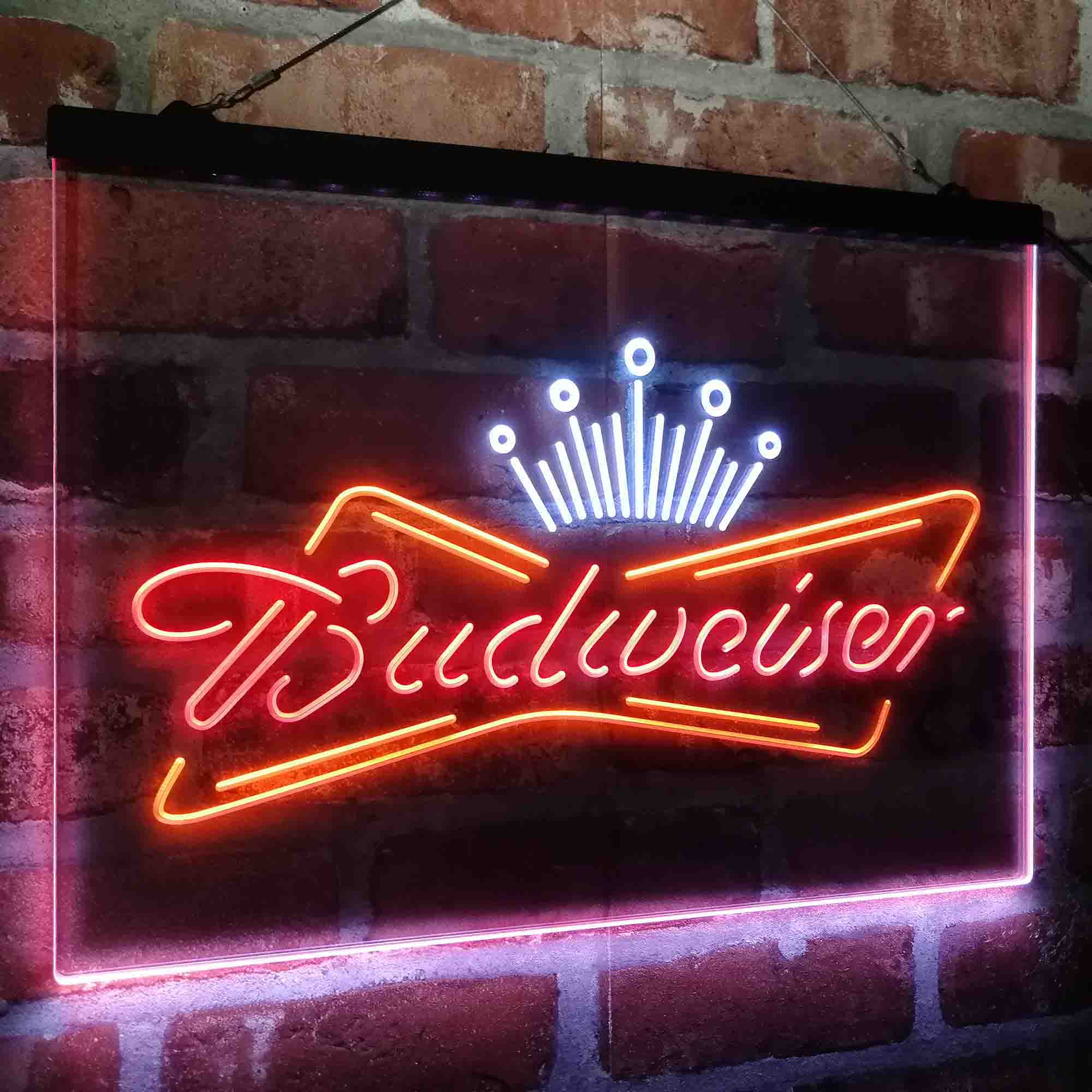 Budweiser King Beer Bar Neon LED Sign 3 Colors