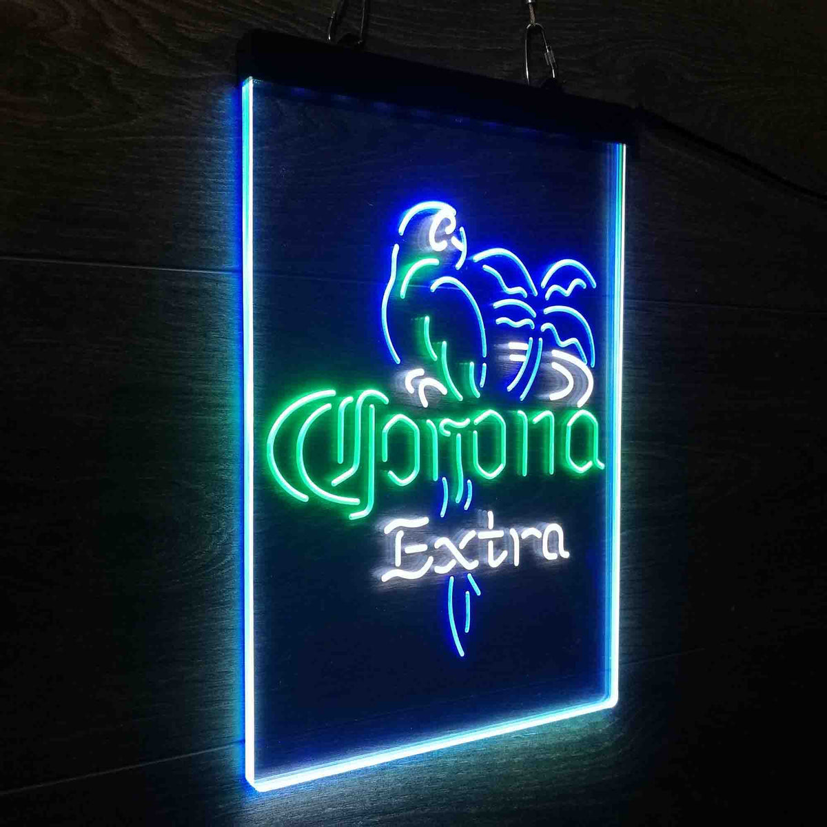 Corona Extra Parrot Bird Palm Tree Neon LED Sign For Sale | LEDLABCAVE
