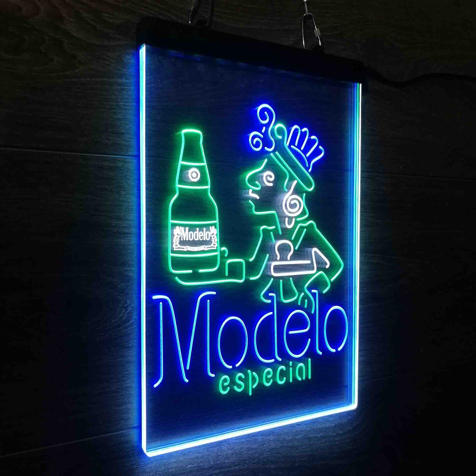 Modelo Especial Adjunct Lager Man Cave Neon LED Sign 3 Colors