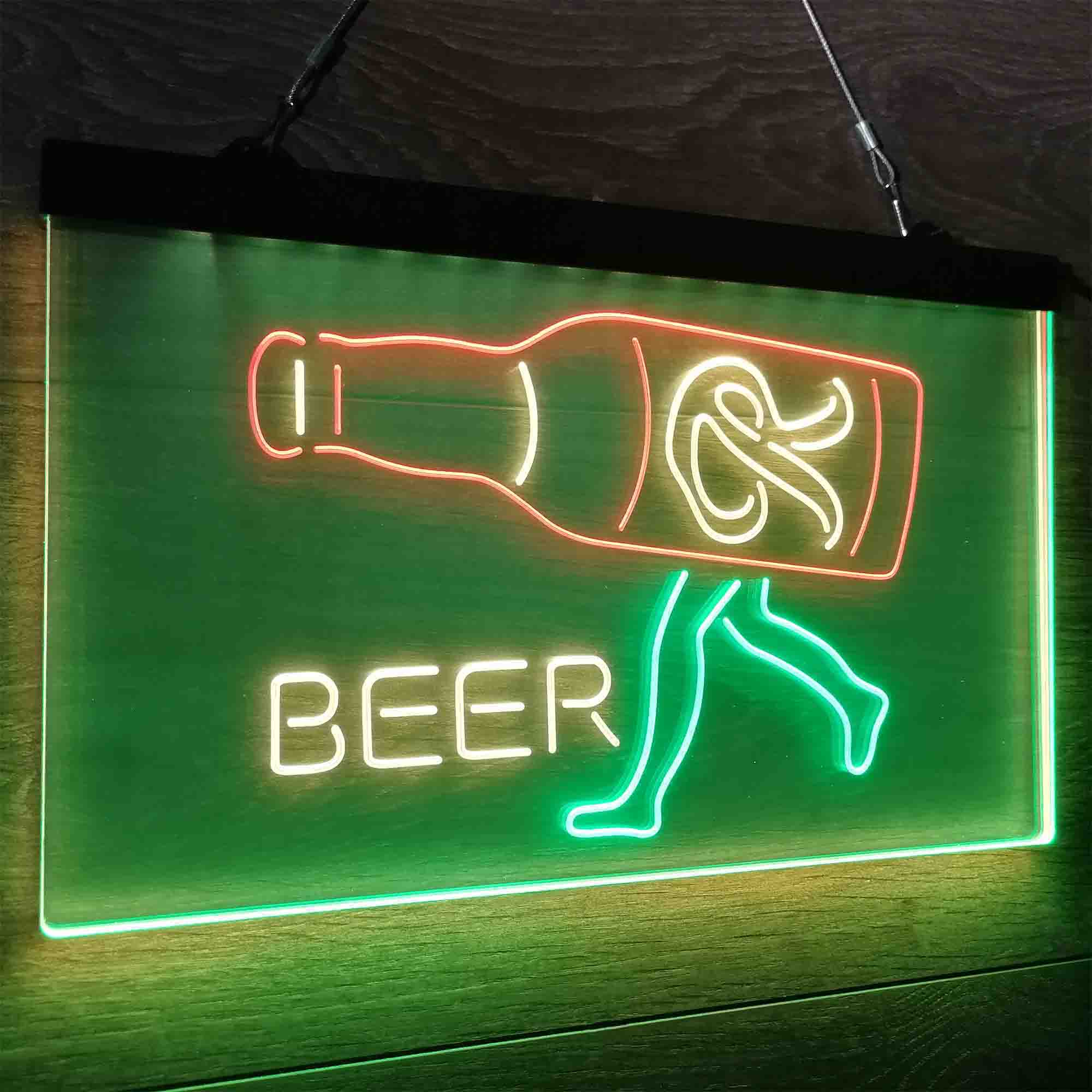 Rainier Beer Garage Man Cave Bar Neon LED Sign 3 Colors