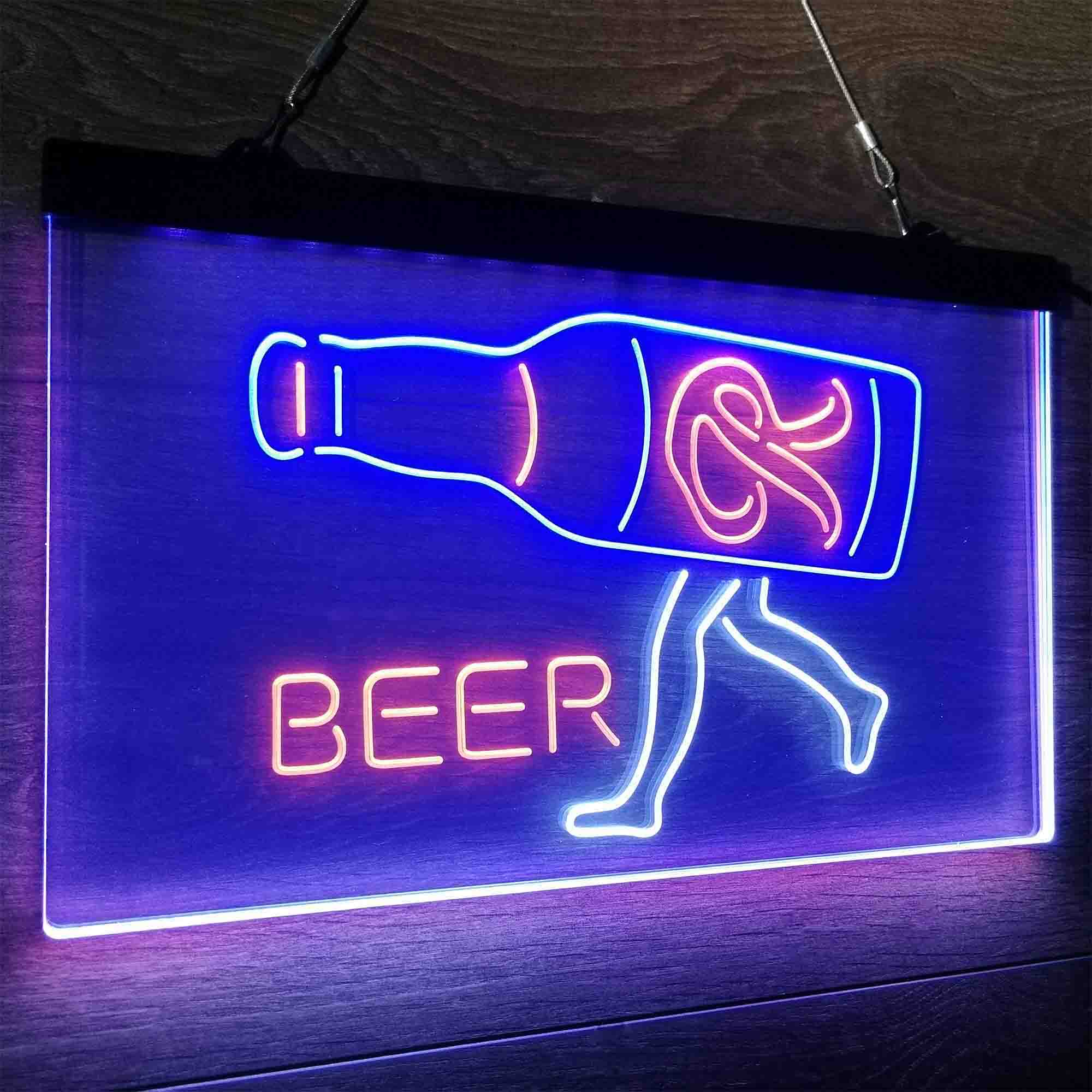 Rainier Beer Garage Man Cave Bar Neon LED Sign 3 Colors