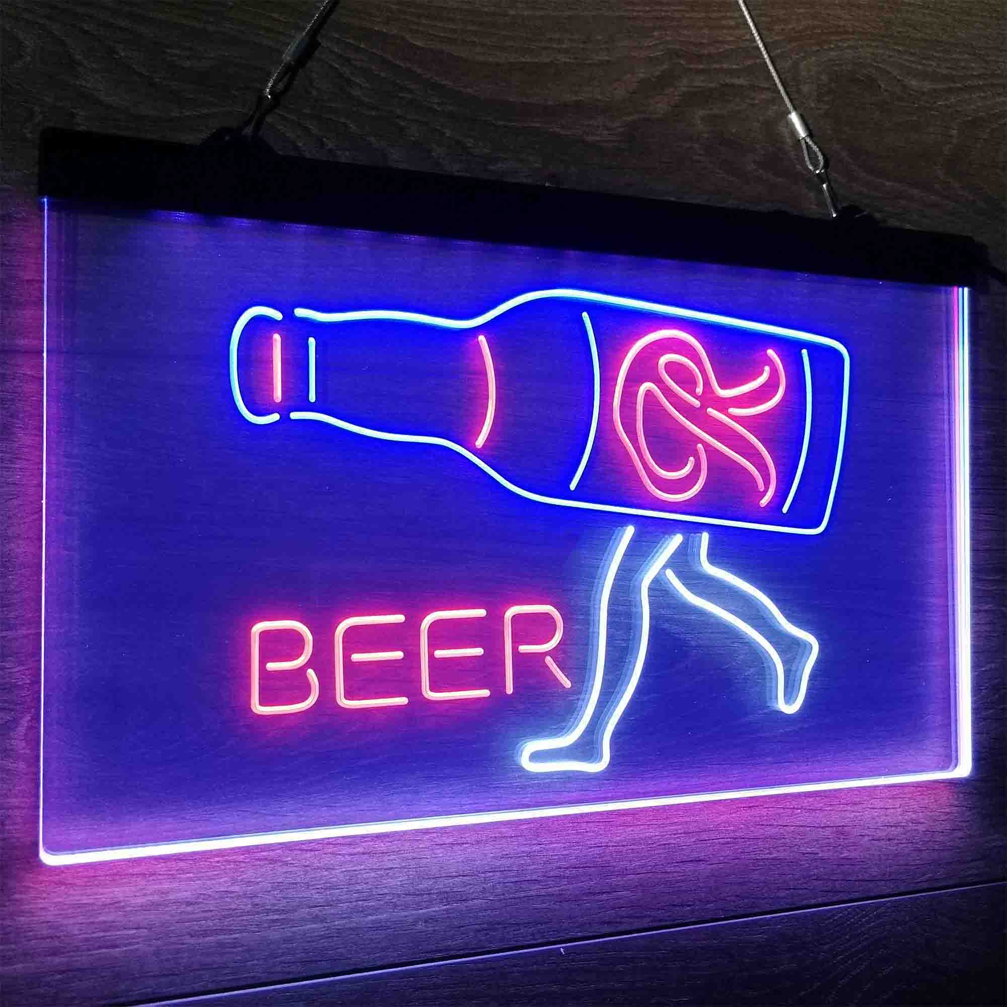 Rainier Beer Garage Man Cave Bar Neon LED Sign 3 Colors