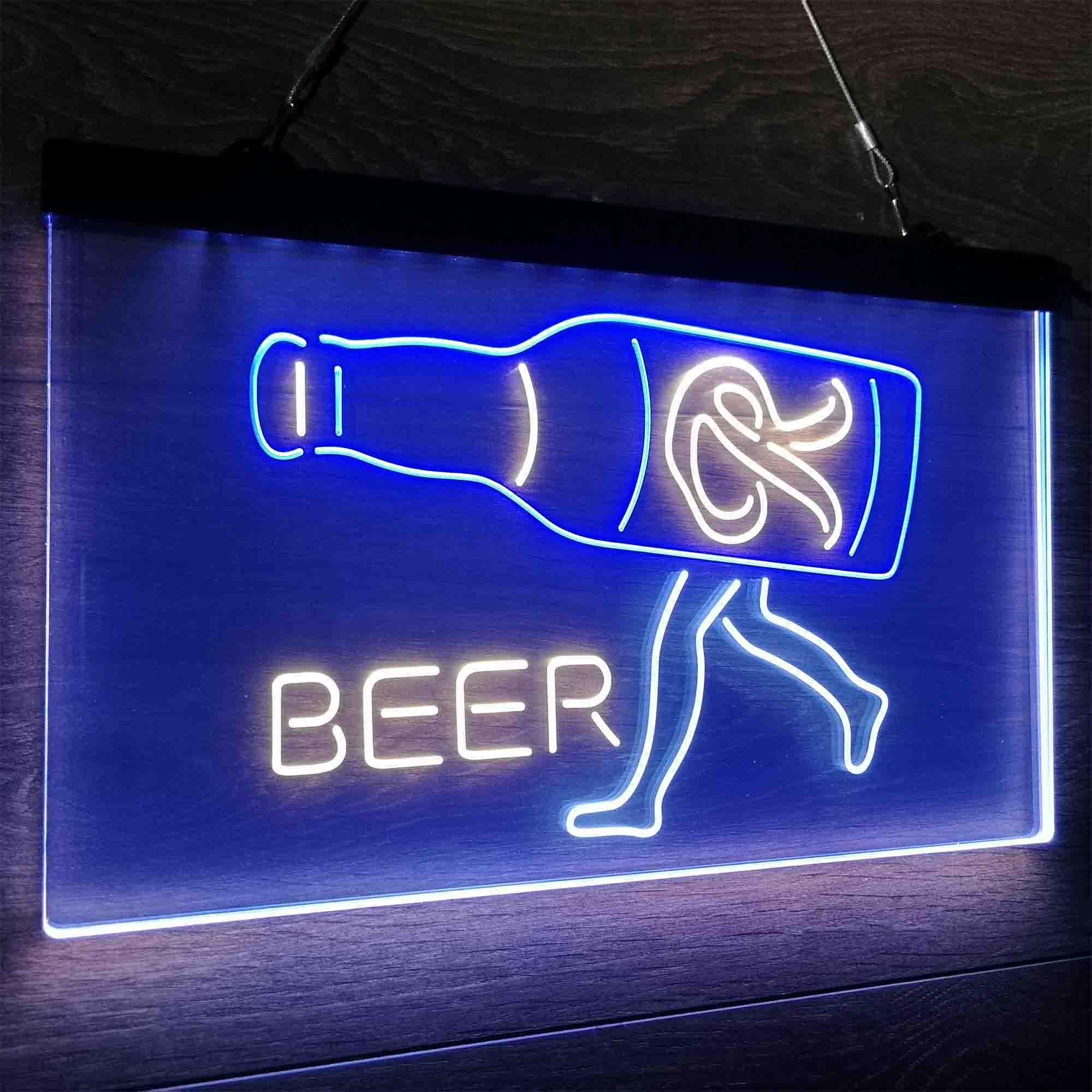 Rainier Beer Garage Man Cave Bar Neon LED Sign 3 Colors