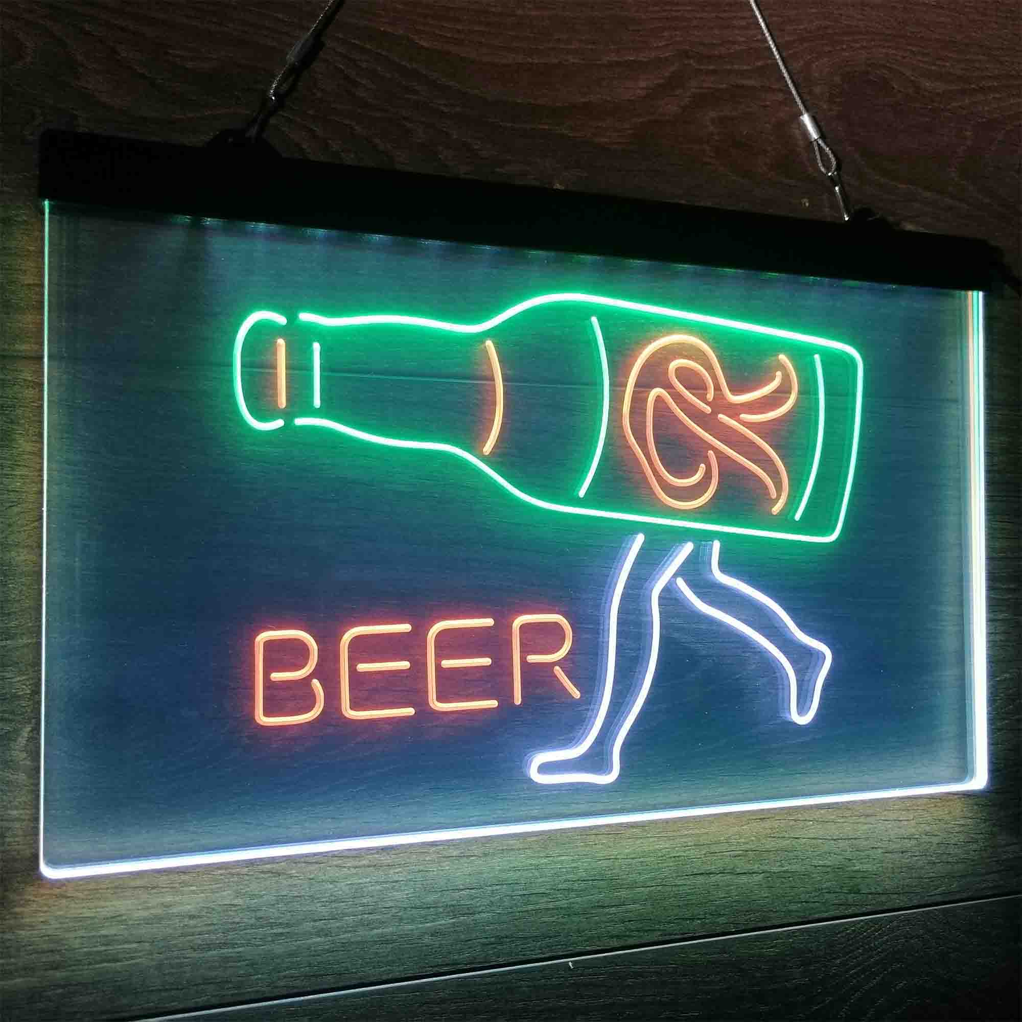 Rainier Beer Garage Man Cave Bar Neon LED Sign 3 Colors