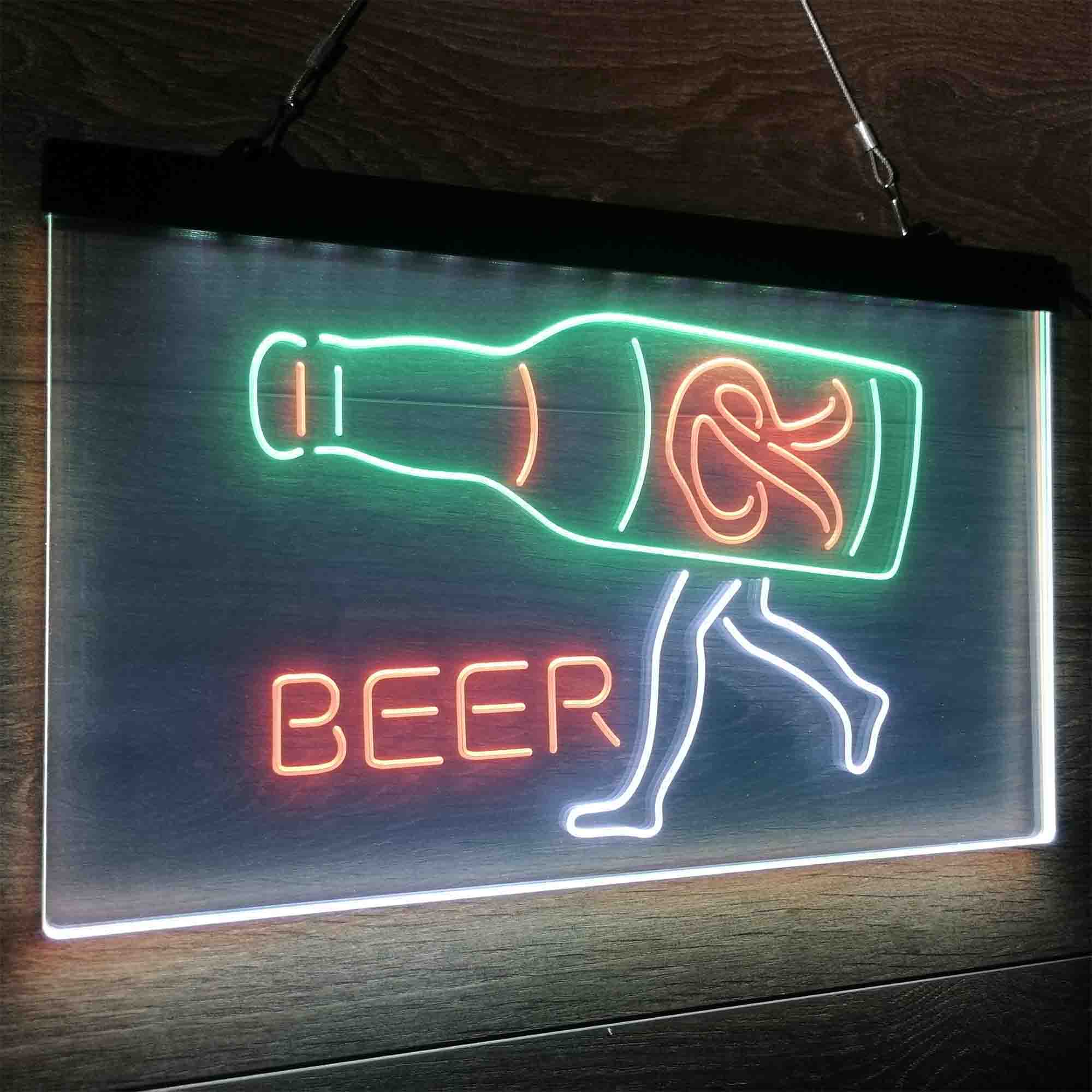 Rainier Beer Garage Man Cave Bar Neon LED Sign 3 Colors