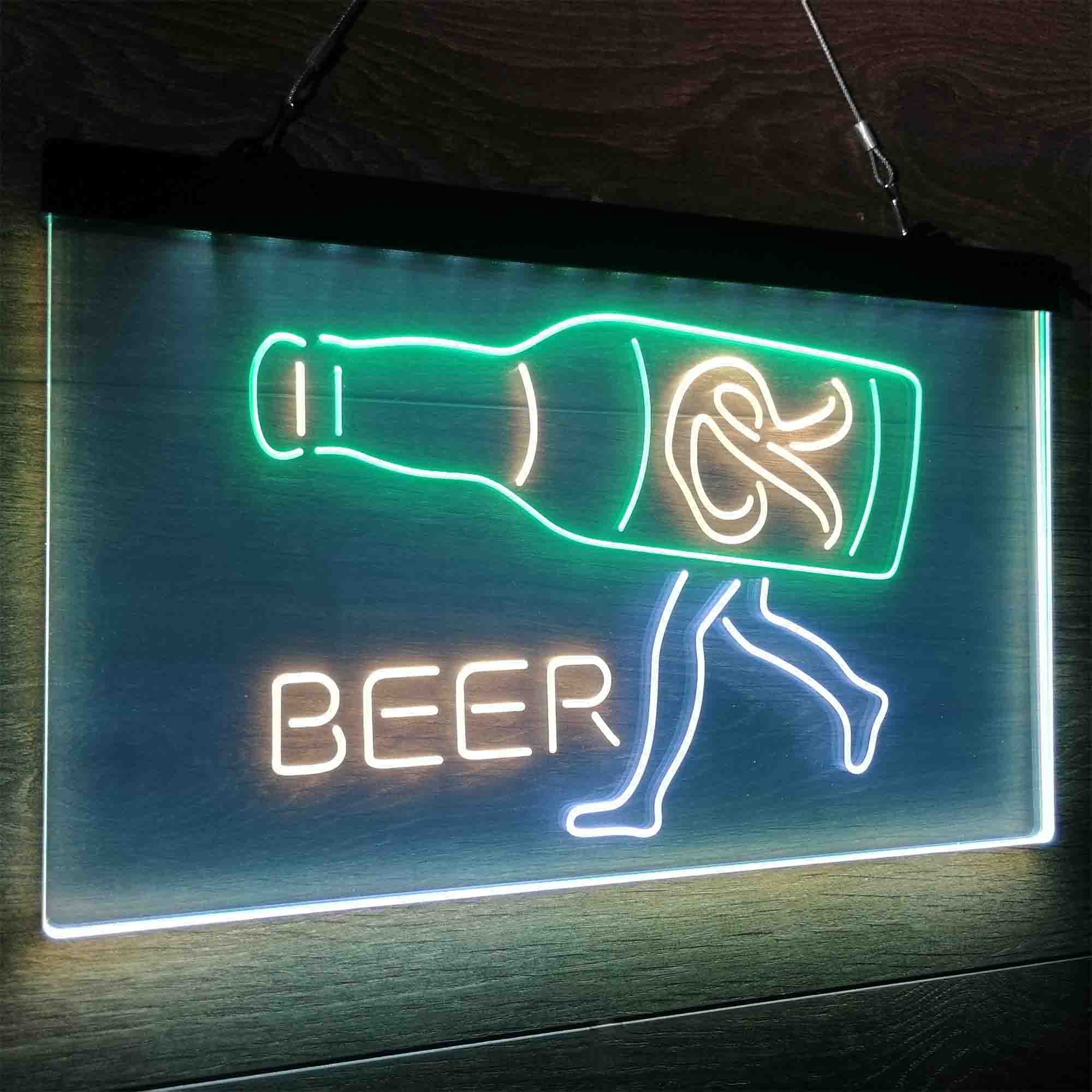 Rainier Beer Garage Man Cave Bar Neon LED Sign 3 Colors