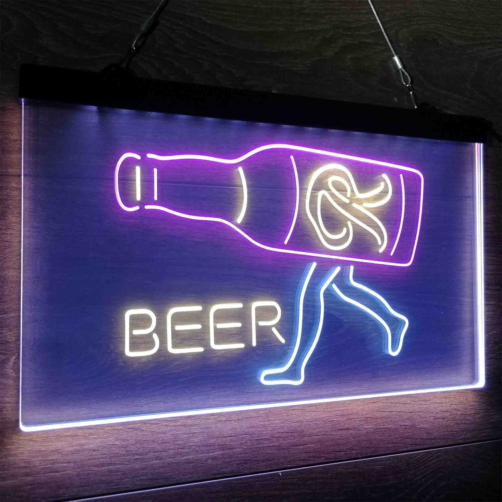 Rainier Beer Garage Man Cave Bar Neon LED Sign 3 Colors