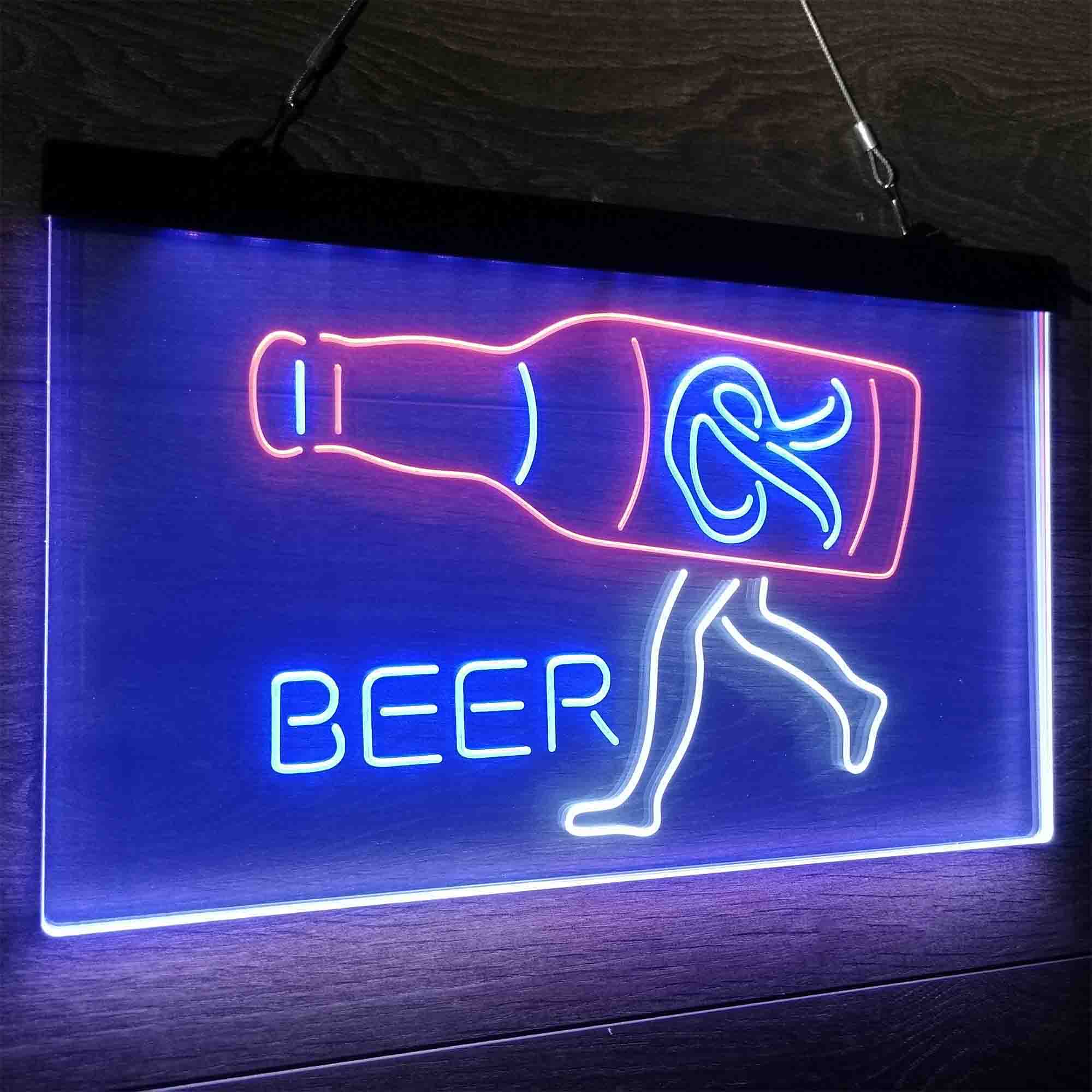 Rainier Beer Garage Man Cave Bar Neon LED Sign 3 Colors