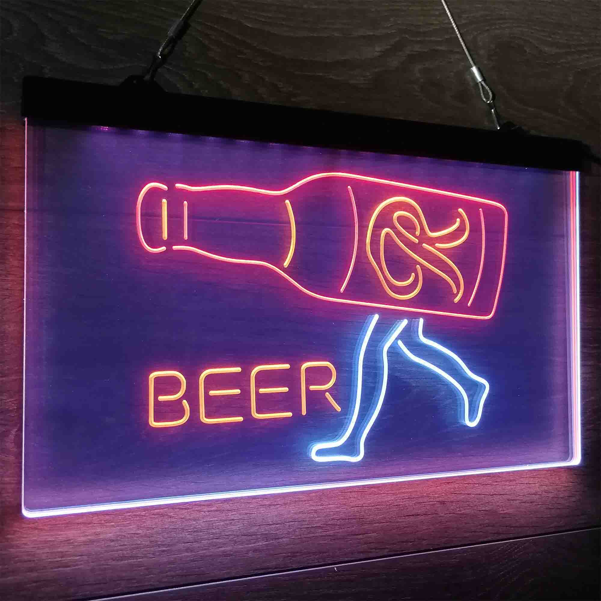 Rainier Beer Garage Man Cave Bar Neon LED Sign 3 Colors