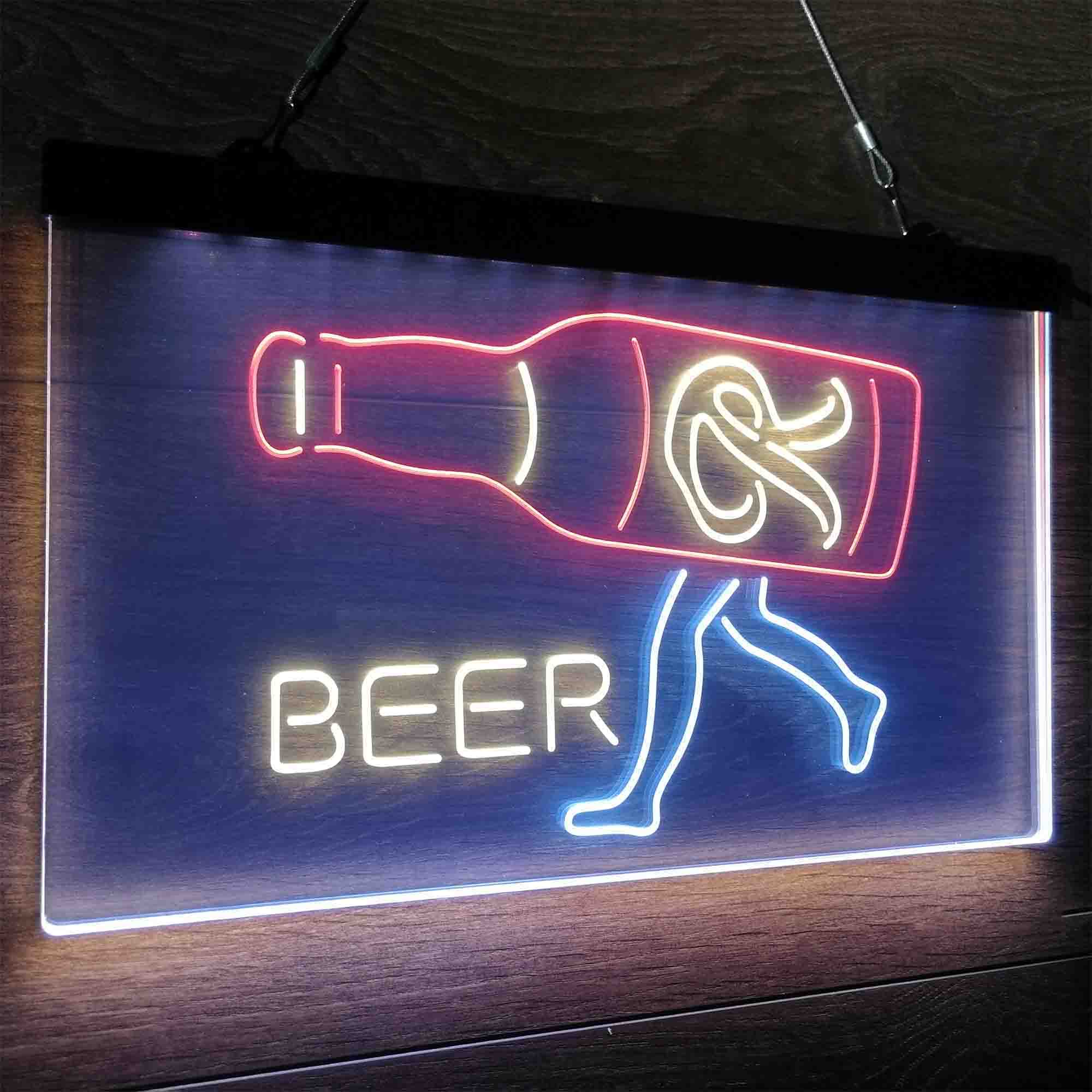 Rainier Beer Garage Man Cave Bar Neon LED Sign 3 Colors