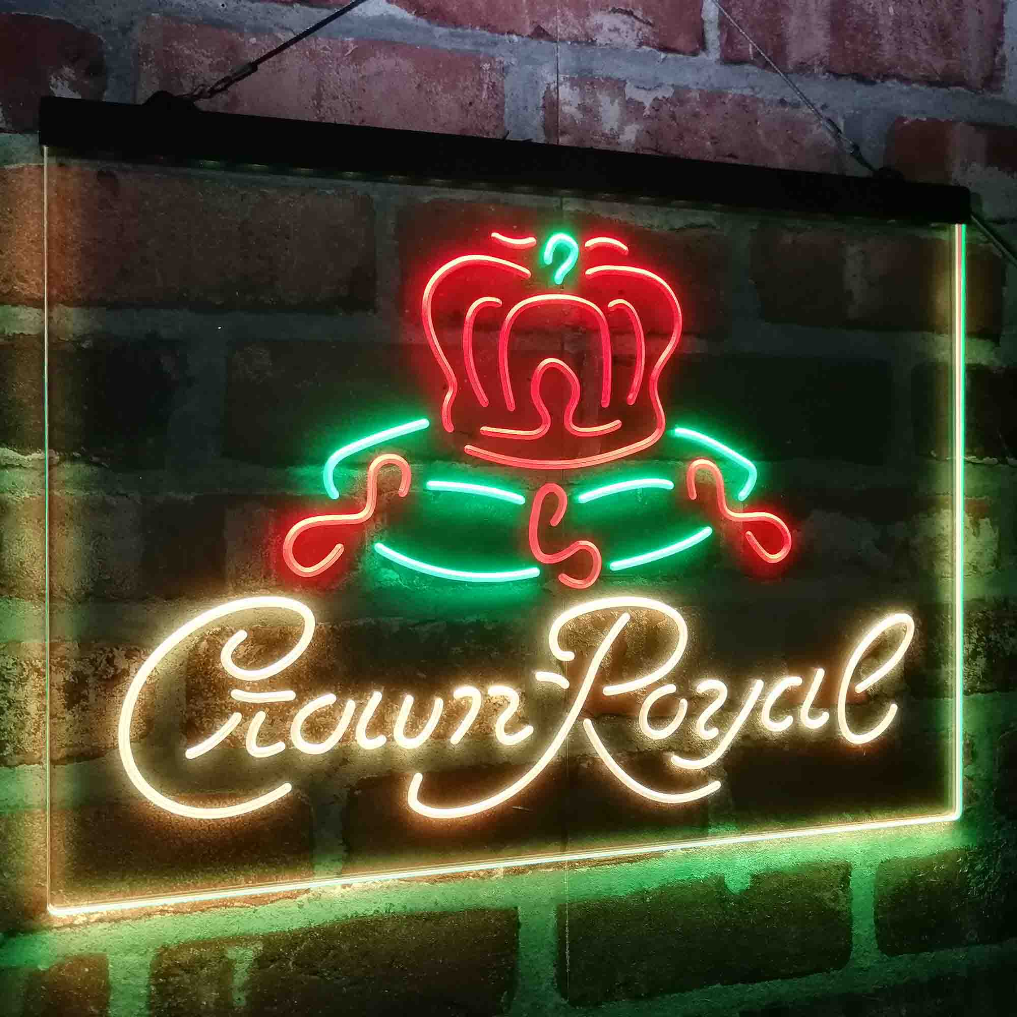 Crown Royal Beer Bar Neon LED Sign 3 Colors