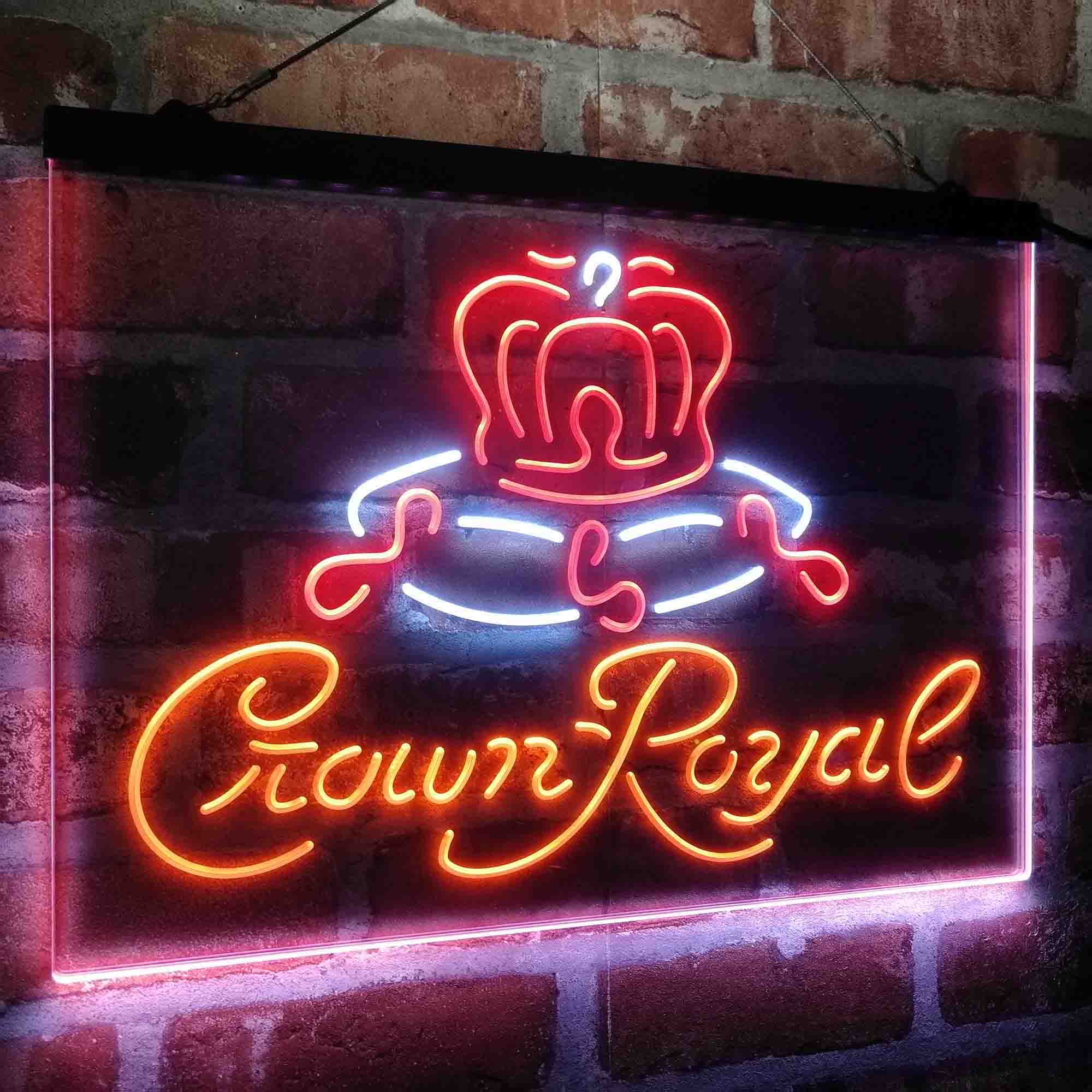 Crown Royal Beer Bar Neon LED Sign 3 Colors