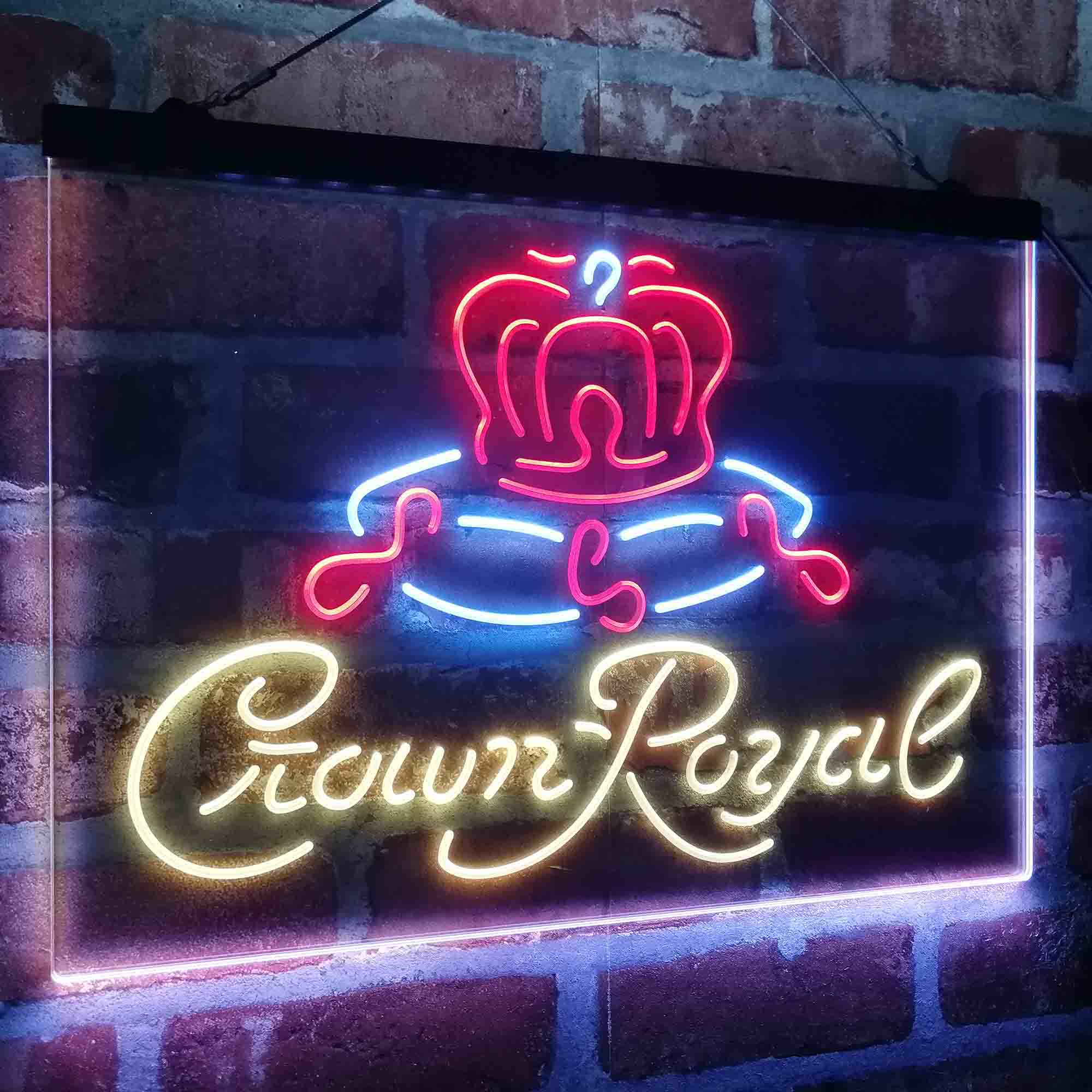 Crown Royal Beer Bar Neon LED Sign 3 Colors