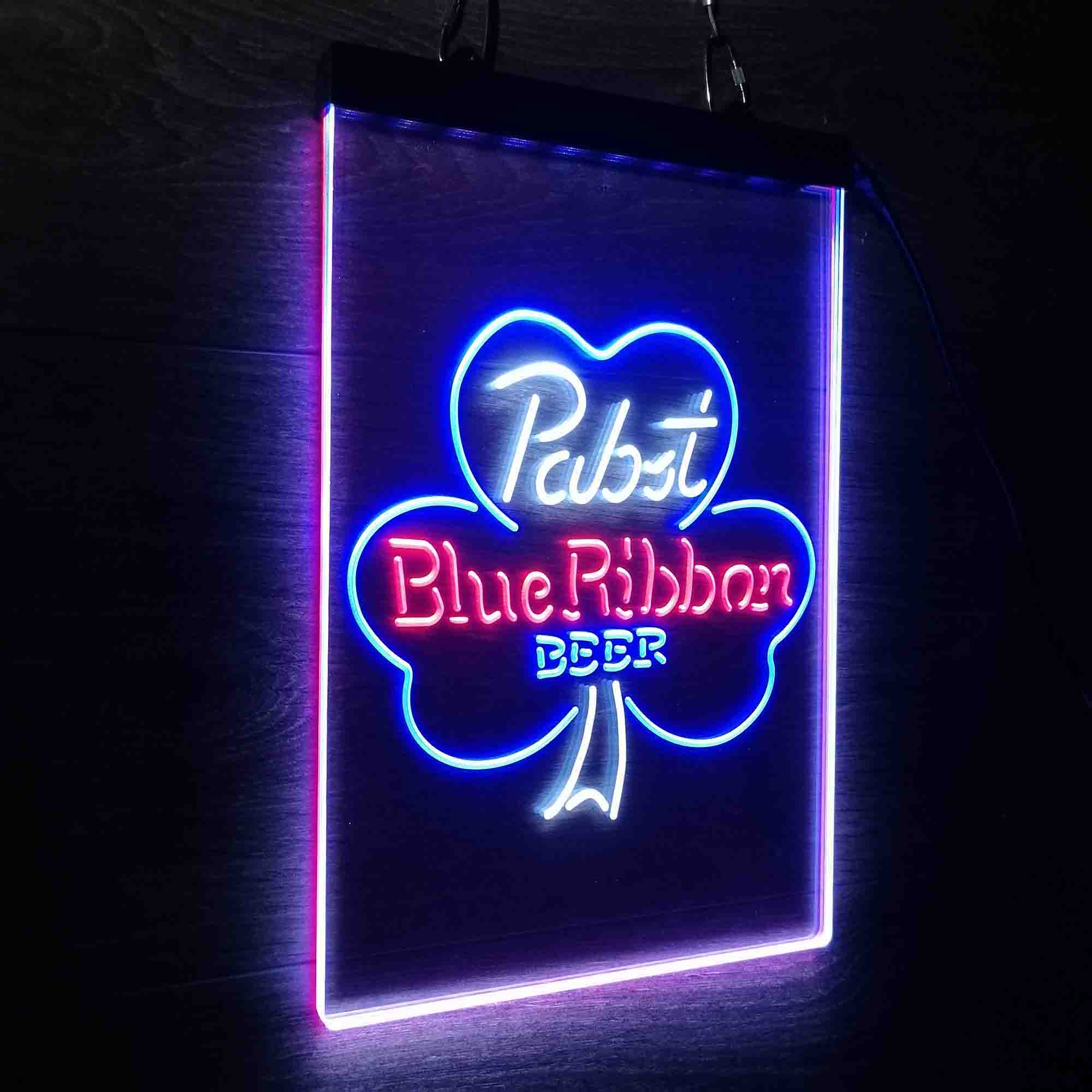 Pabst Blue Ribbon Beer Bar Neon LED Sign 3 Colors