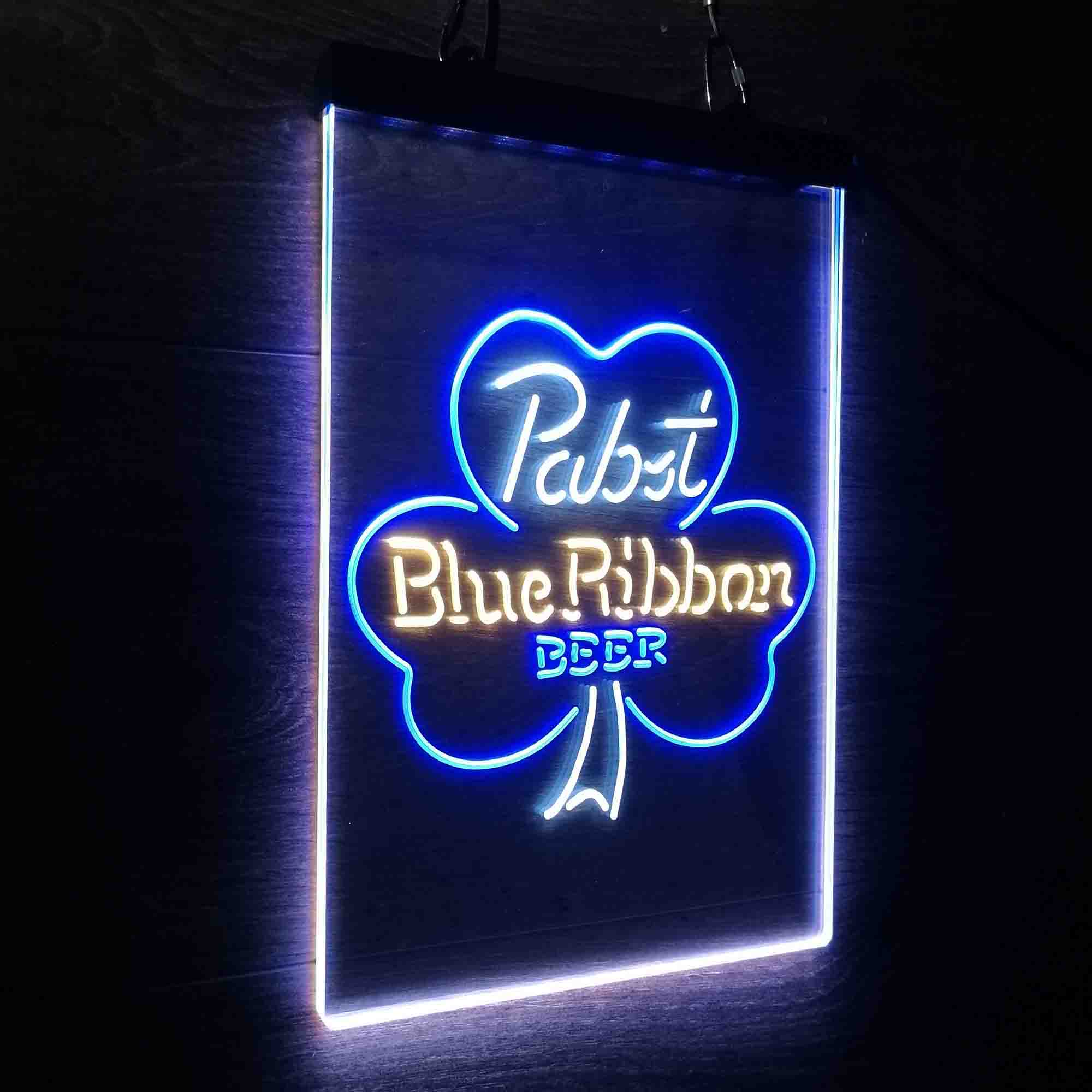 Pabst Blue Ribbon Beer Bar Neon LED Sign 3 Colors