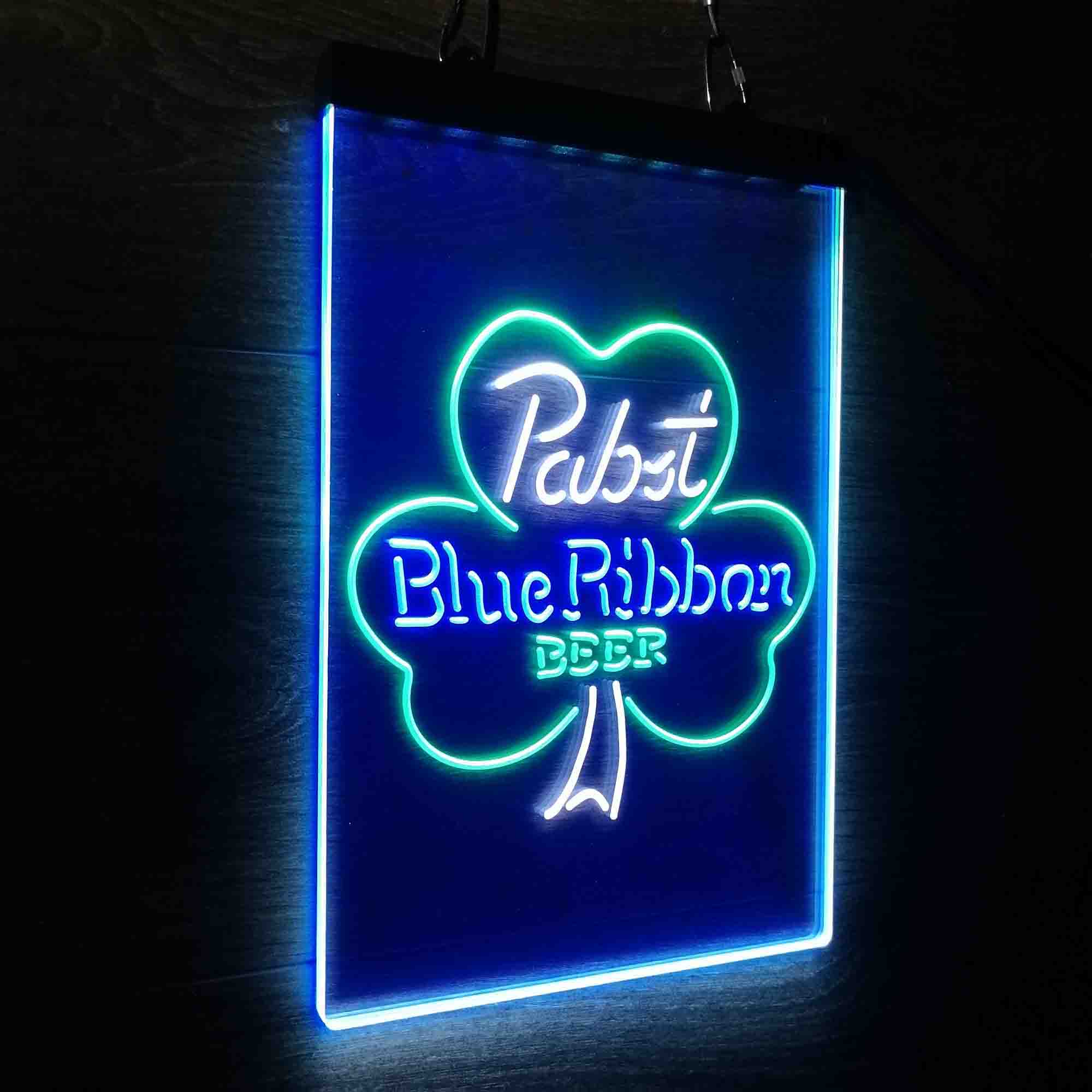 Pabst Blue Ribbon Beer Bar Neon LED Sign 3 Colors