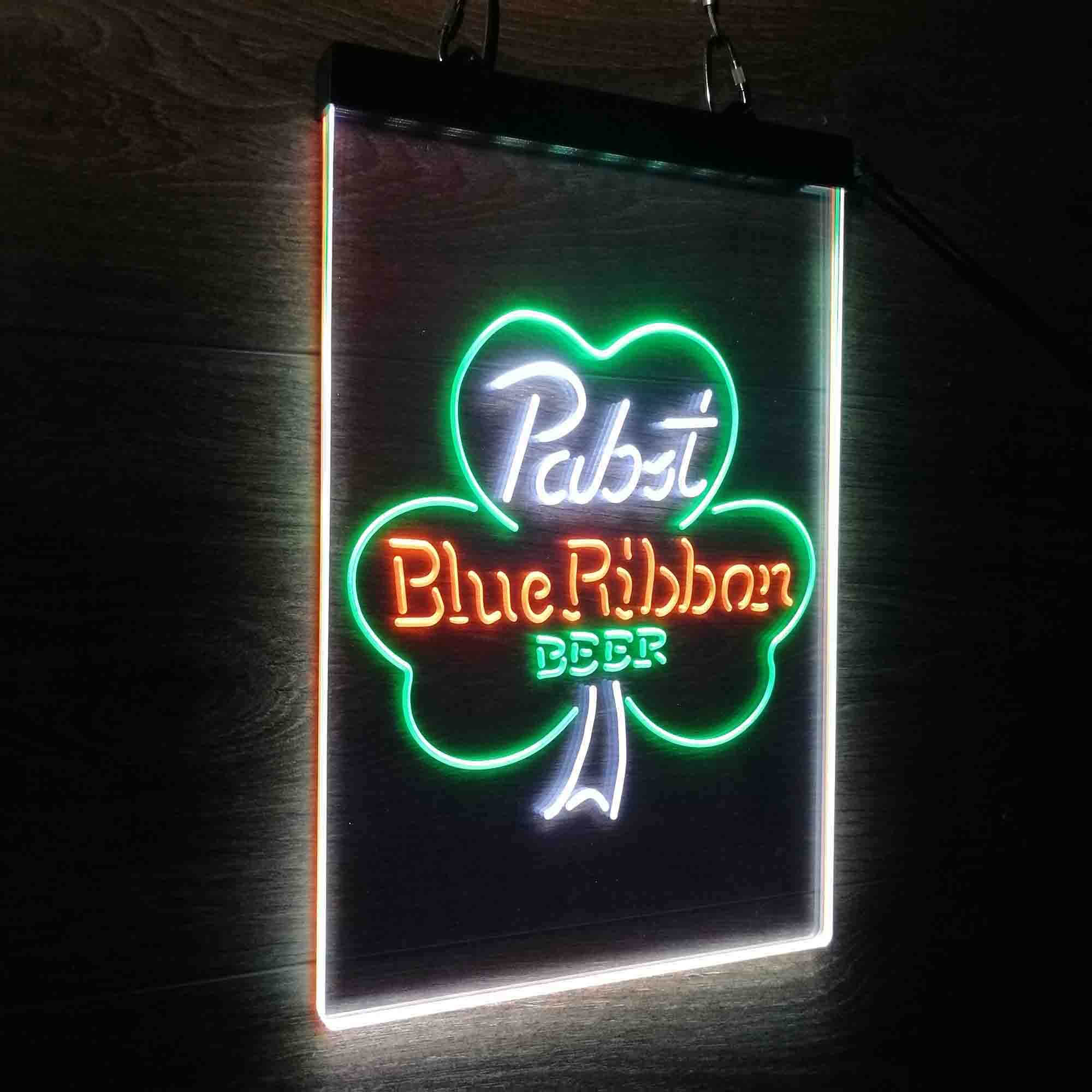 Pabst Blue Ribbon Beer Bar Neon LED Sign 3 Colors