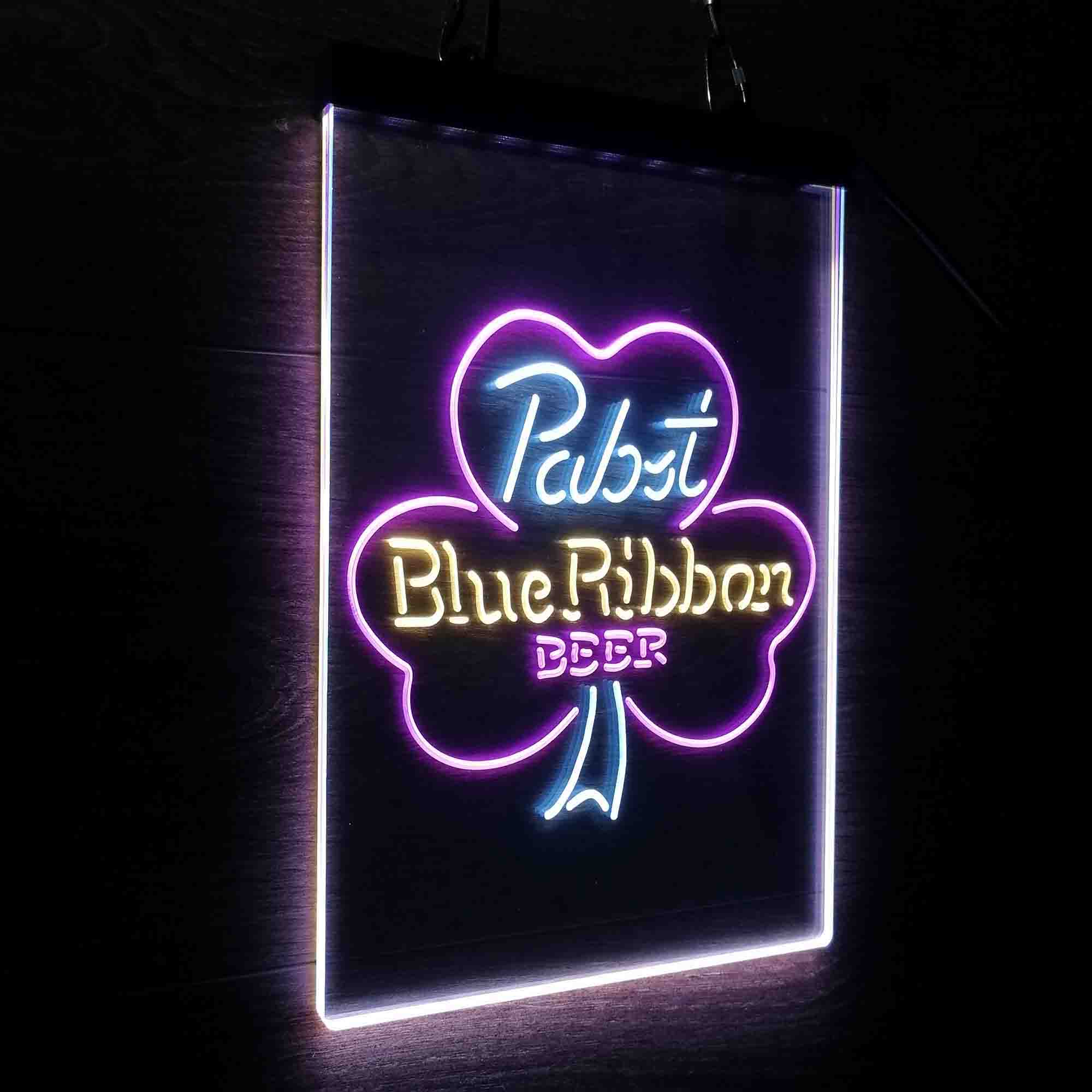 Pabst Blue Ribbon Beer Bar Neon LED Sign 3 Colors