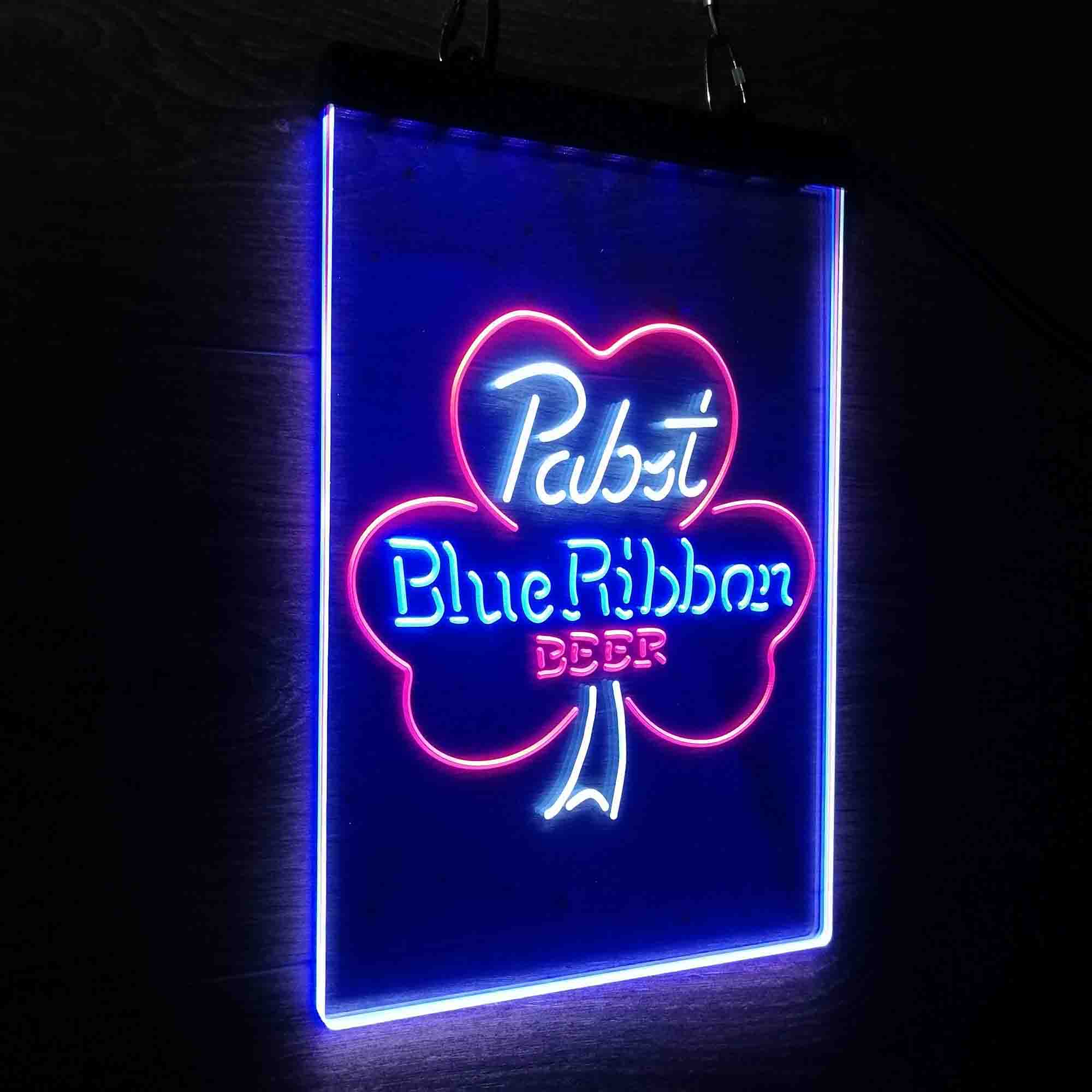 Pabst Blue Ribbon Beer Bar Neon LED Sign 3 Colors