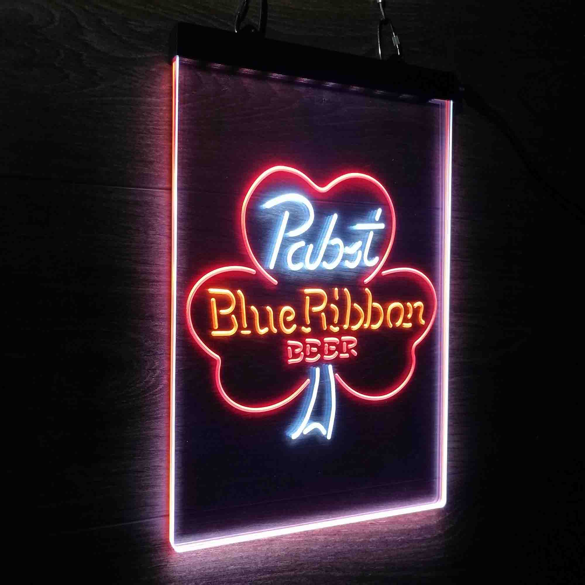 Pabst Blue Ribbon Beer Bar Neon LED Sign 3 Colors