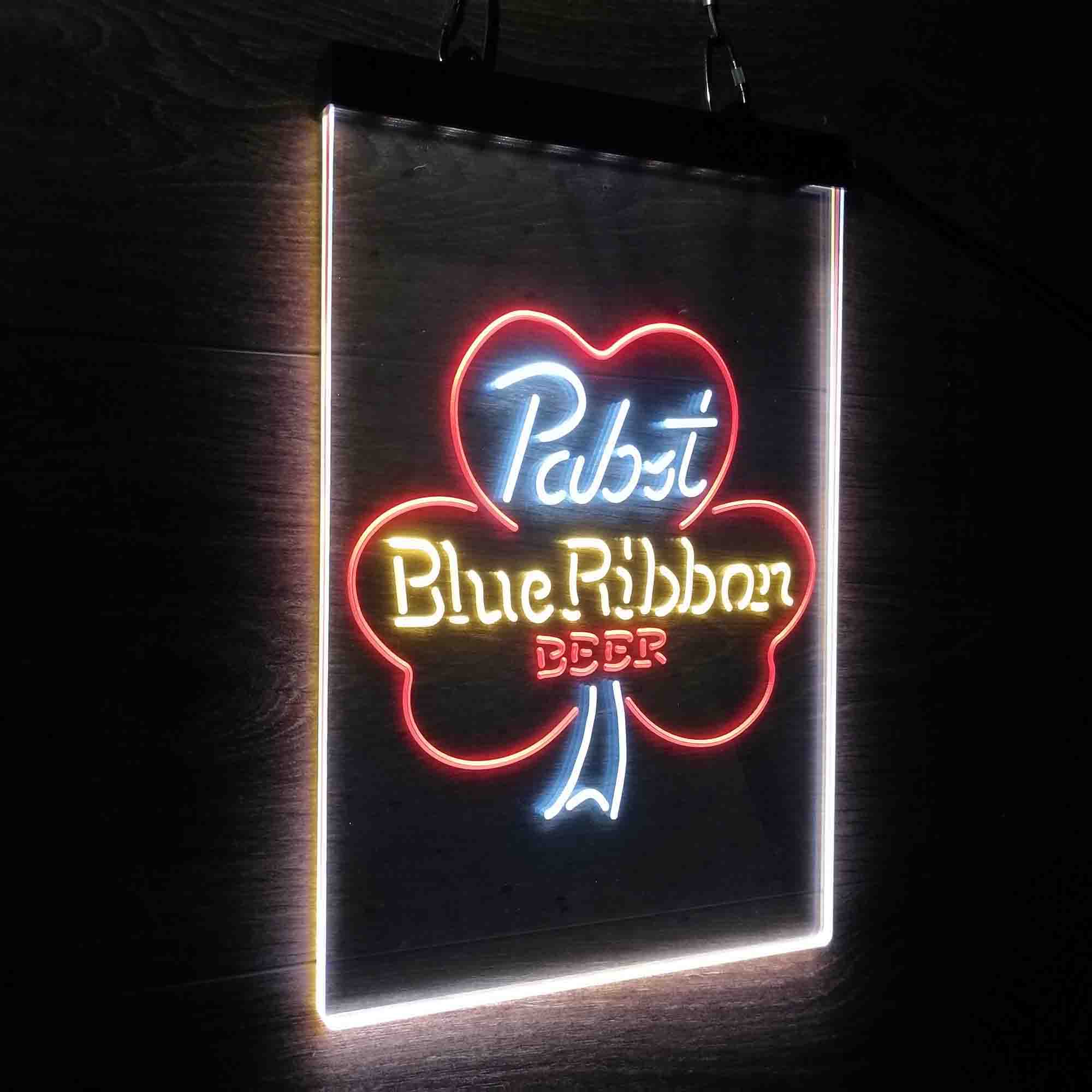 Pabst Blue Ribbon Beer Bar Neon LED Sign 3 Colors