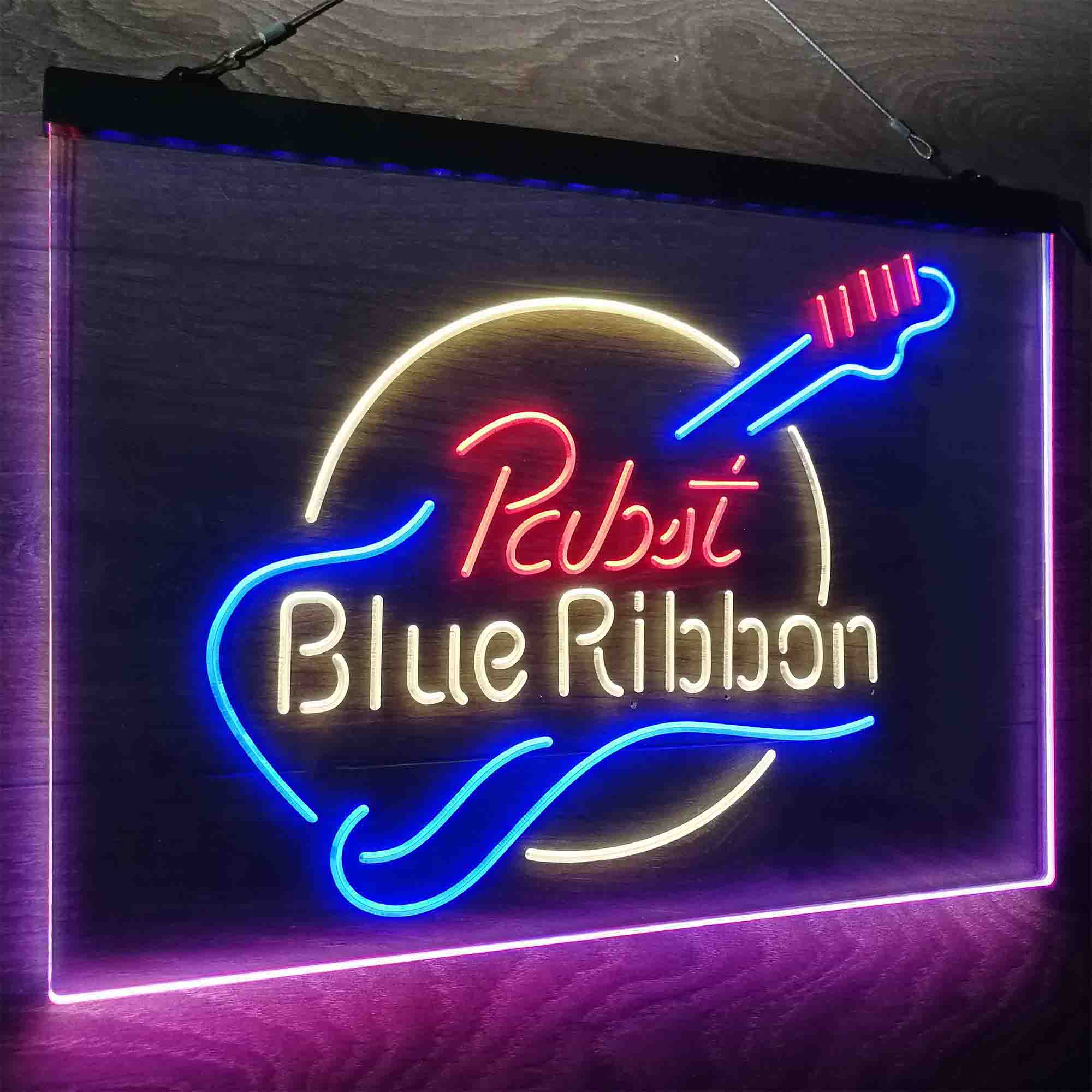 Pabst Blue Ribbon Neon LED Sign 3 Colors