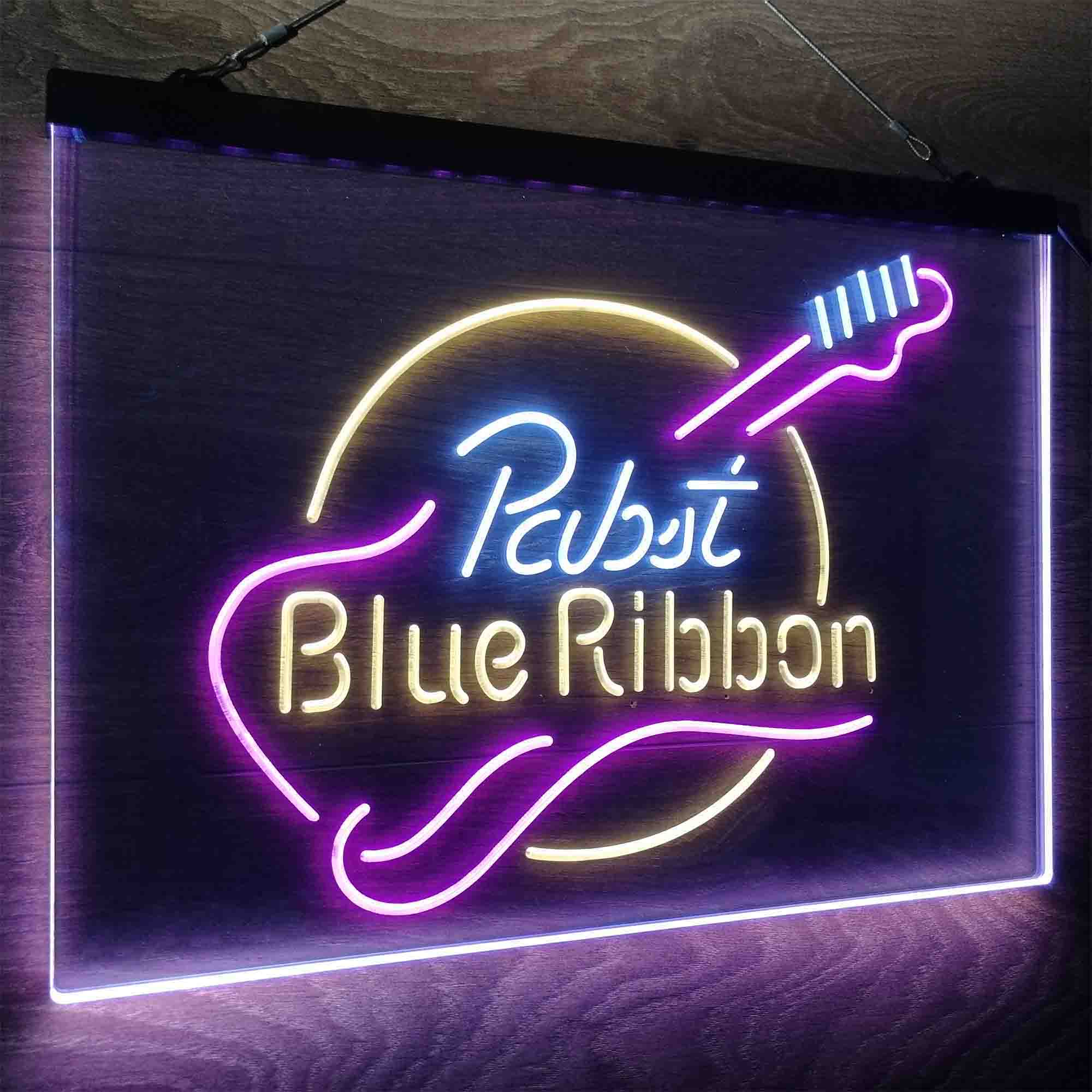 Pabst Blue Ribbon Neon LED Sign 3 Colors