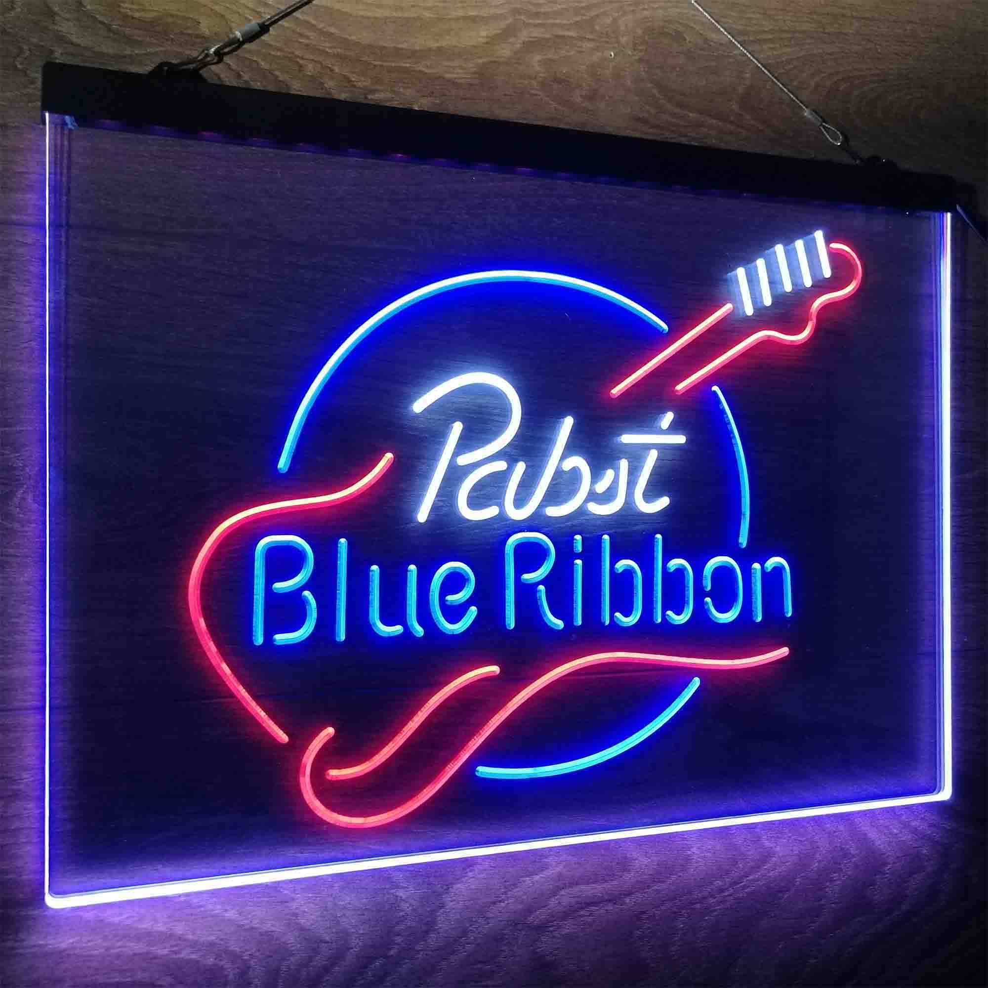 Pabst Blue Ribbon Neon LED Sign 3 Colors