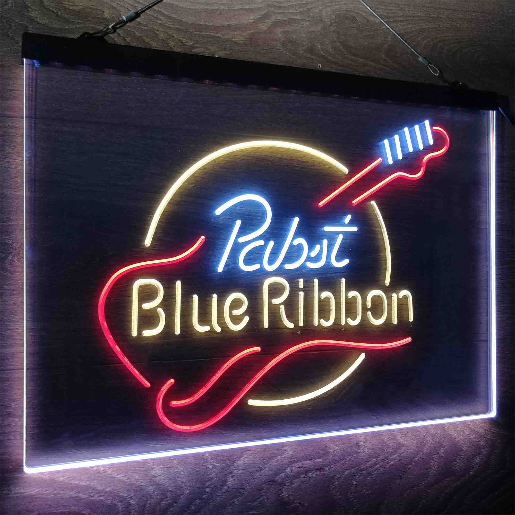 Pabst Blue Ribbon Neon LED Sign 3 Colors