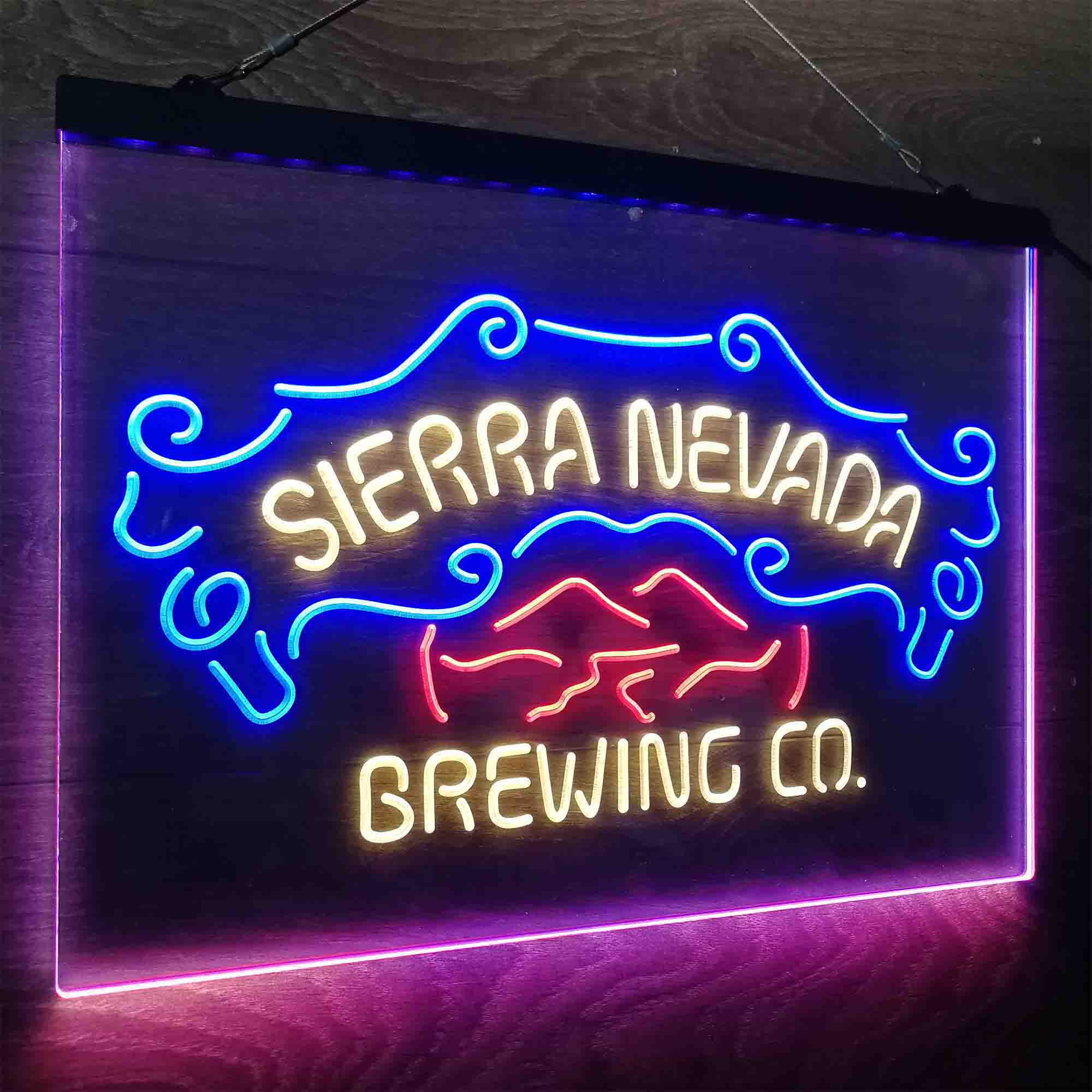 Sierra Nevada Beer Neon LED Sign 3 Colors