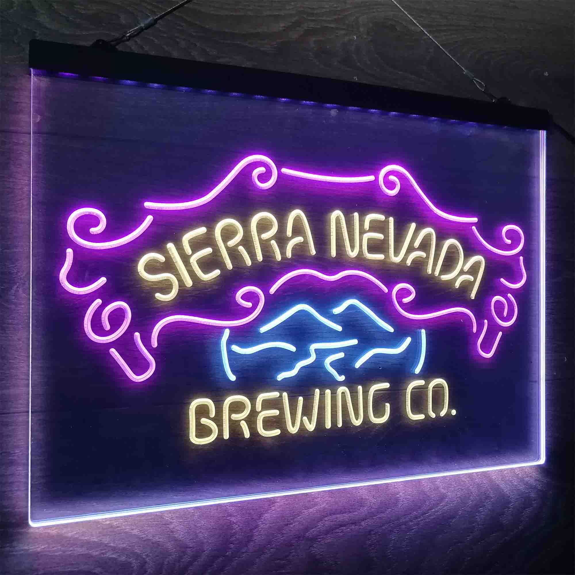 Sierra Nevada Beer Neon LED Sign 3 Colors