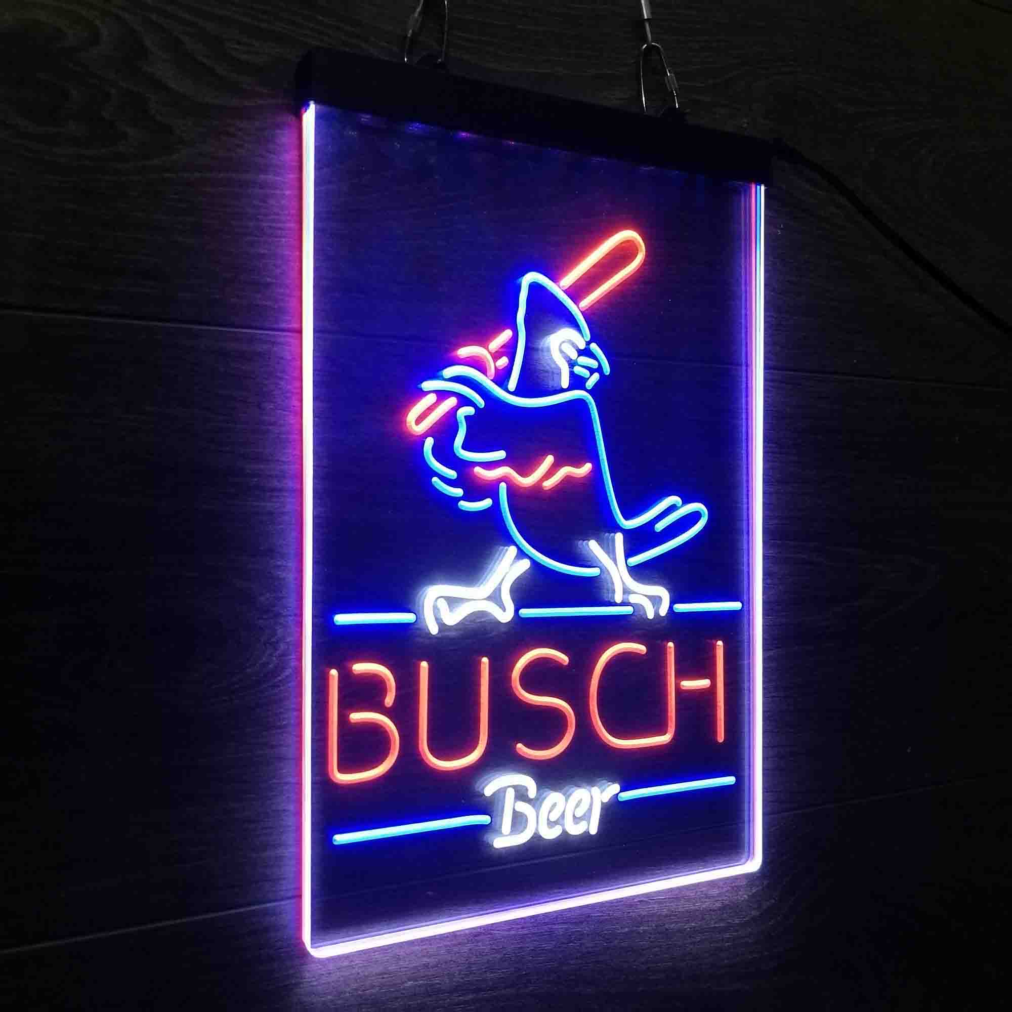 Busch Light Baseball Bird Neon LED Sign 3 Colors