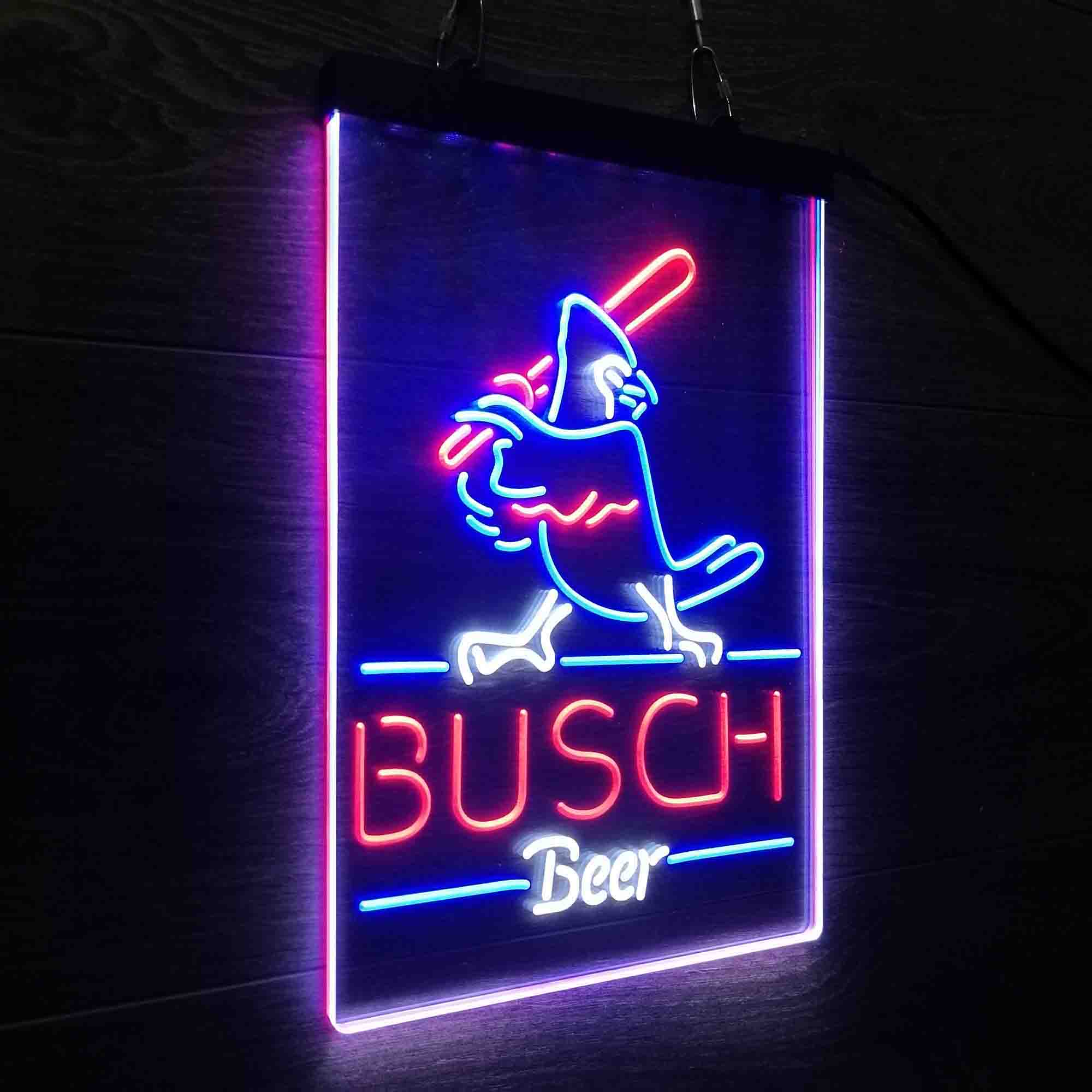 Busch Light Baseball Bird Neon LED Sign 3 Colors