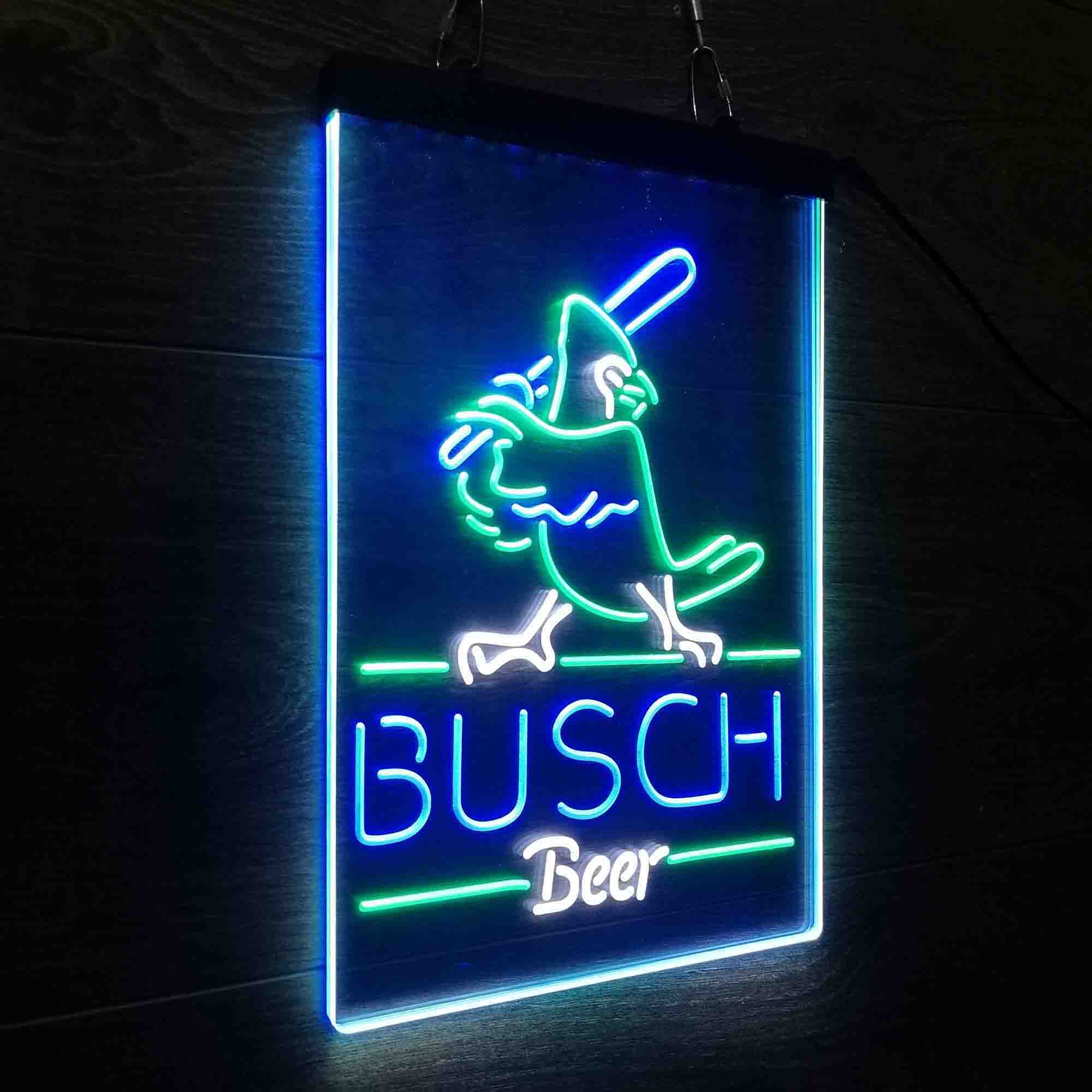 Busch Light Baseball Bird Neon LED Sign 3 Colors