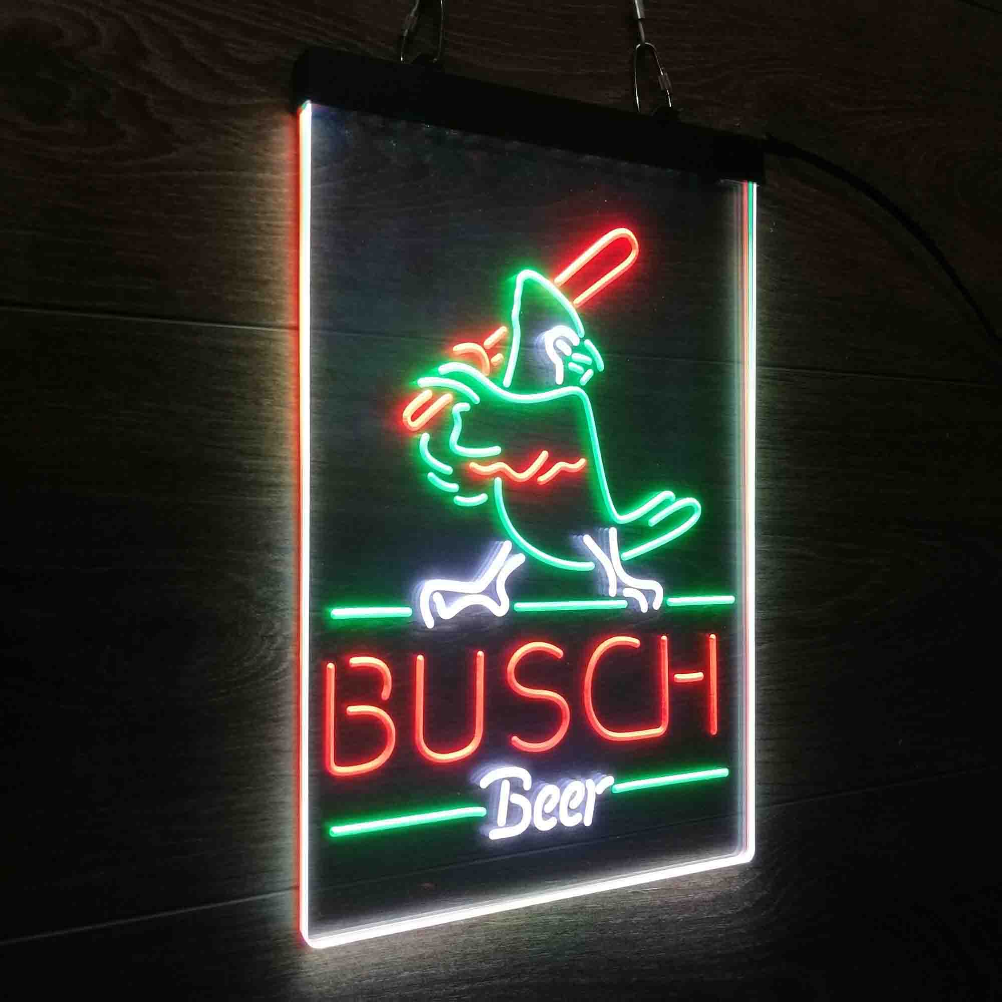 Busch Light Baseball Bird Neon LED Sign 3 Colors