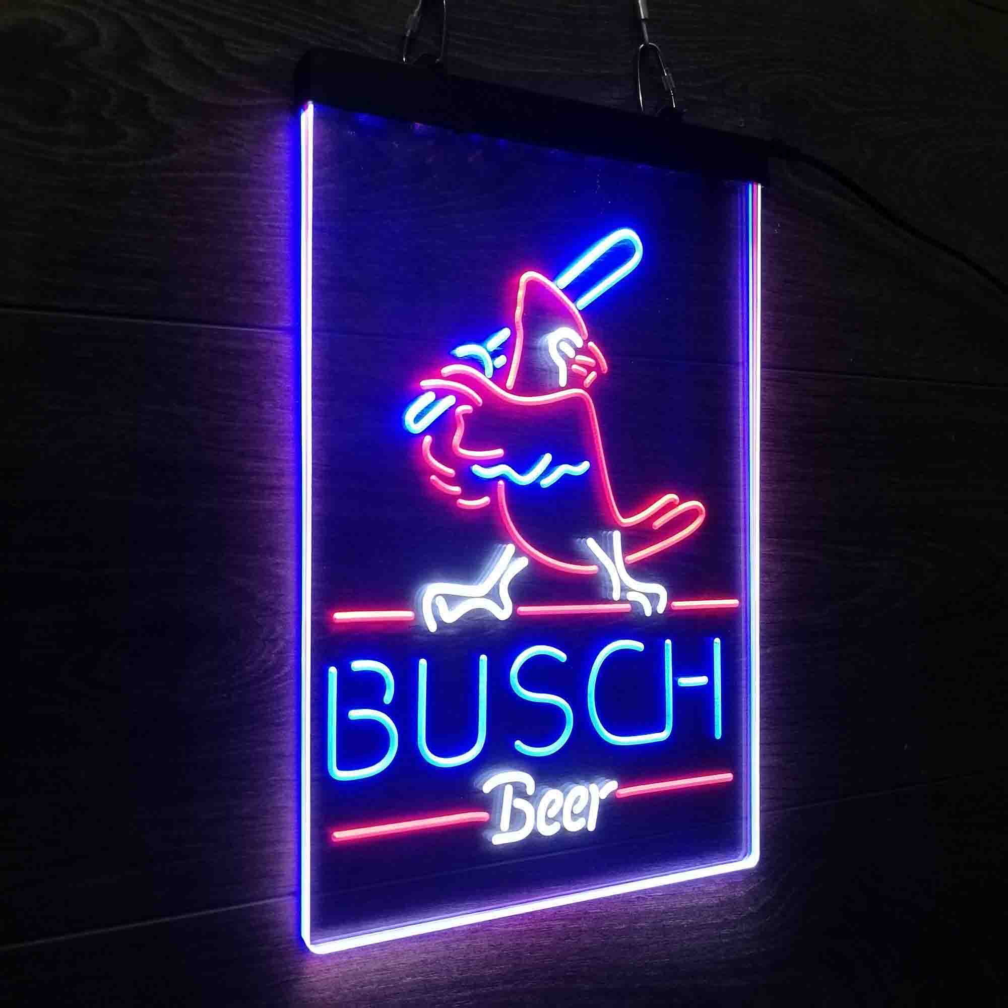 Busch Light Baseball Bird Neon LED Sign 3 Colors