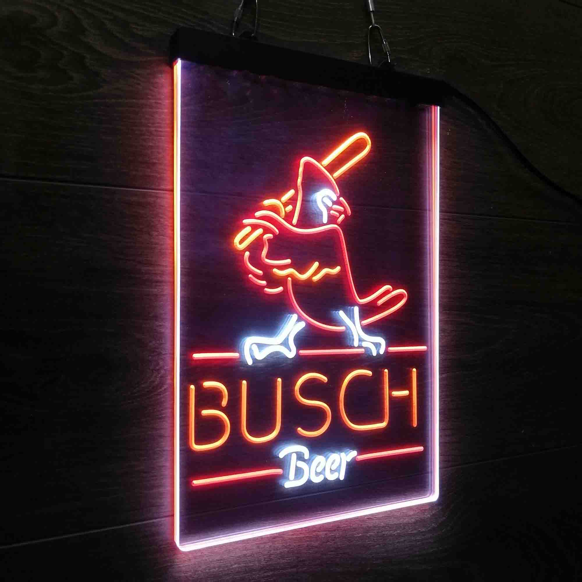 Busch Light Baseball Bird Neon LED Sign 3 Colors