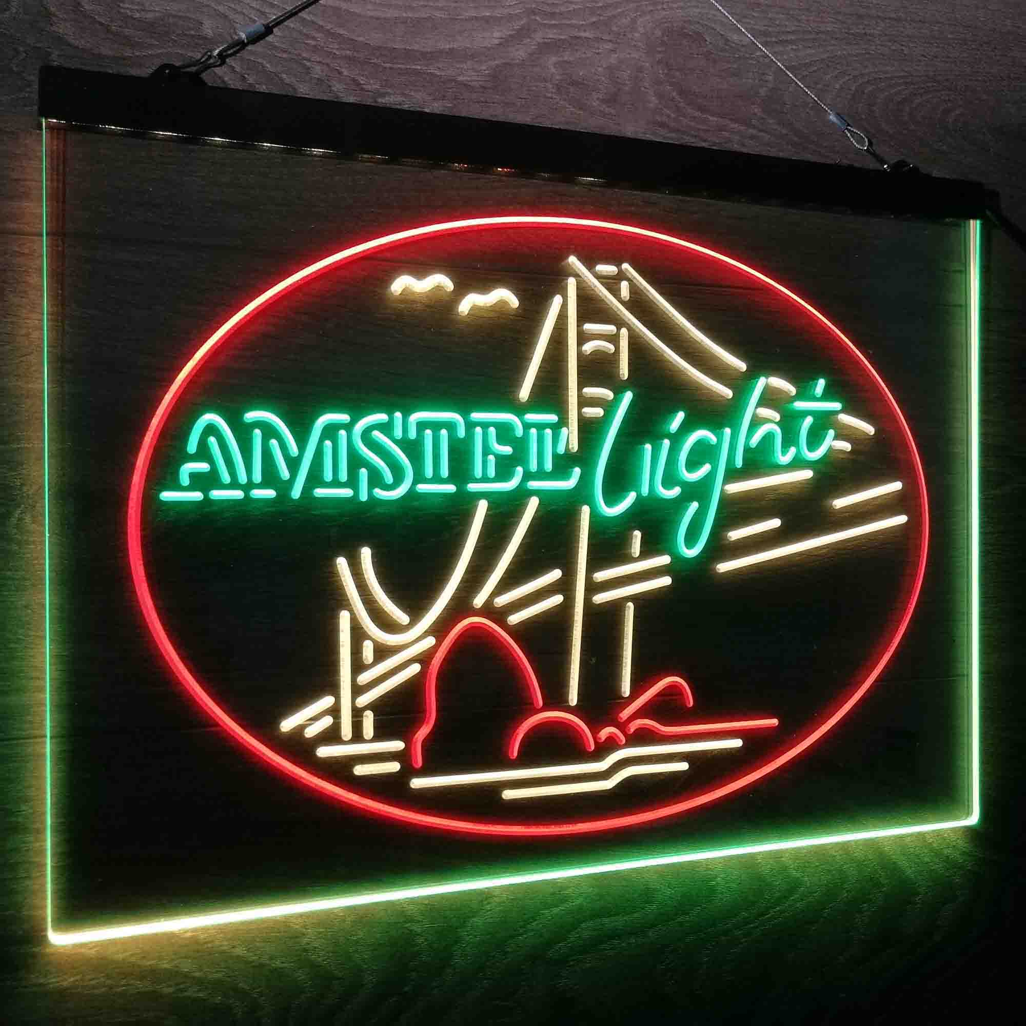 Amstel Light Bridge Beer Bar Neon LED Sign 3 Colors