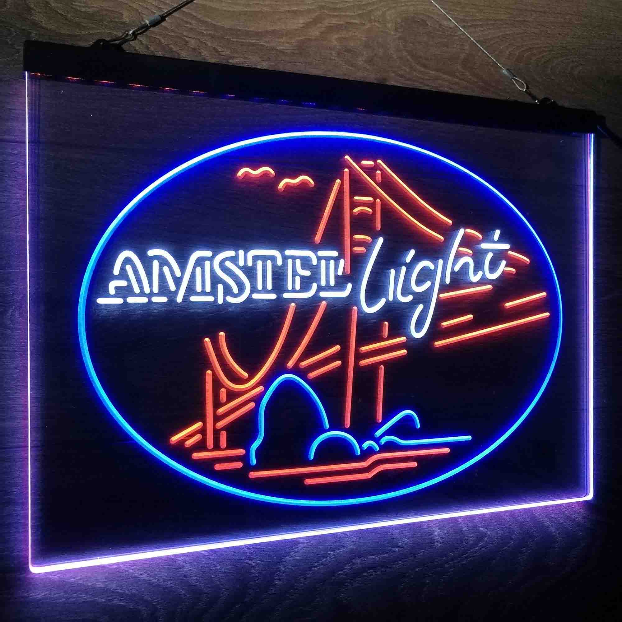 Amstel Light Bridge Beer Bar Neon LED Sign 3 Colors