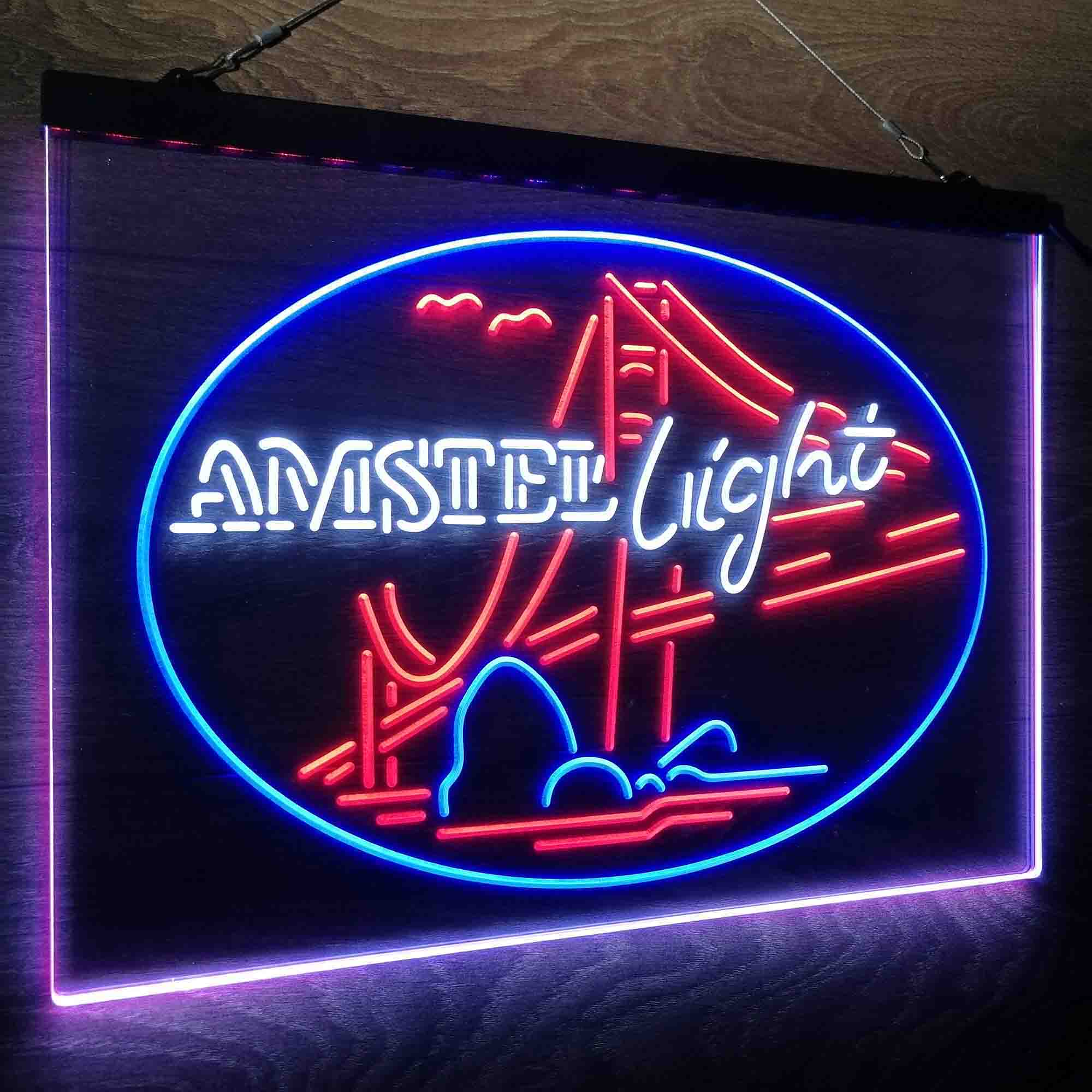 Amstel Light Bridge Beer Bar Neon LED Sign 3 Colors