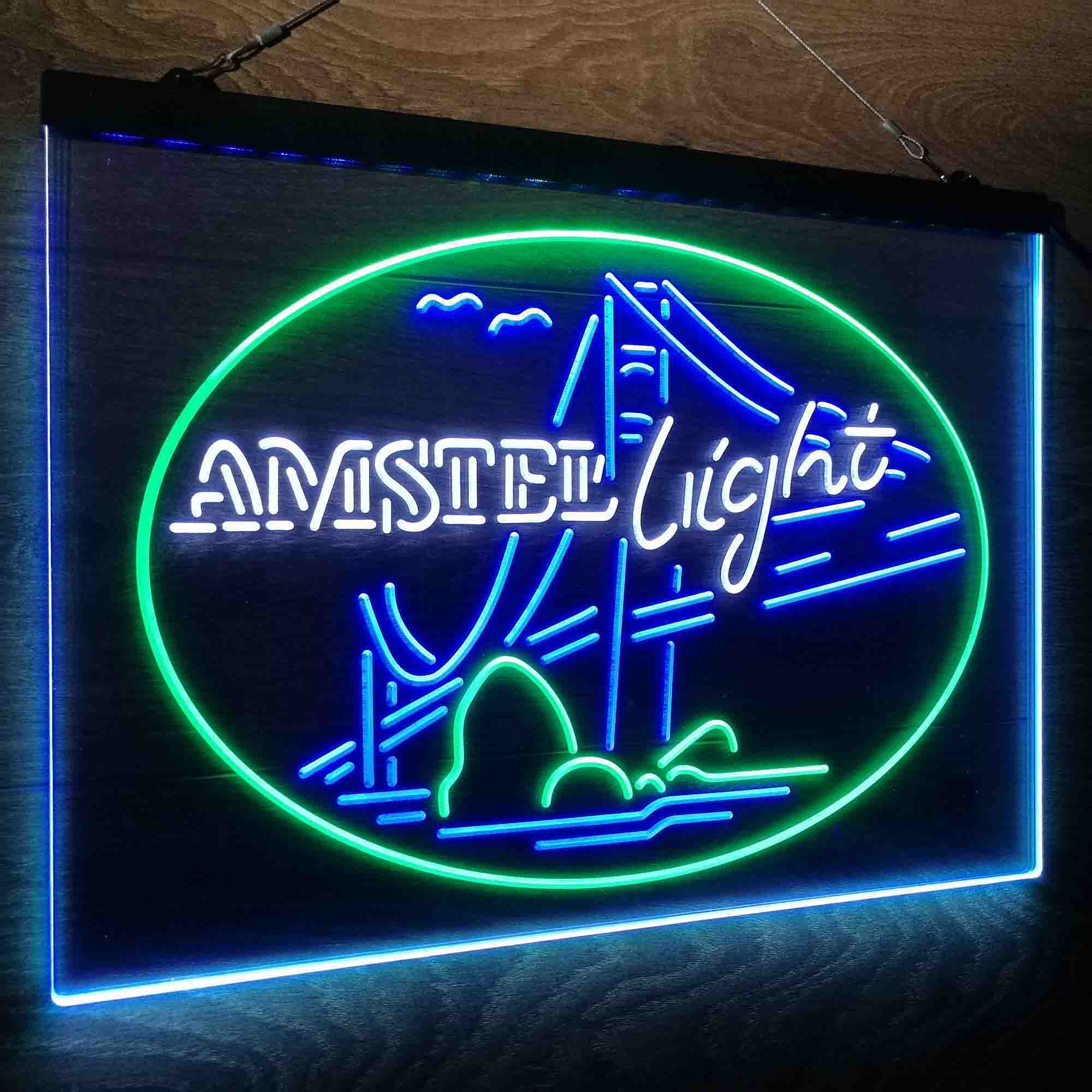 Amstel Light Bridge Beer Bar Neon LED Sign 3 Colors