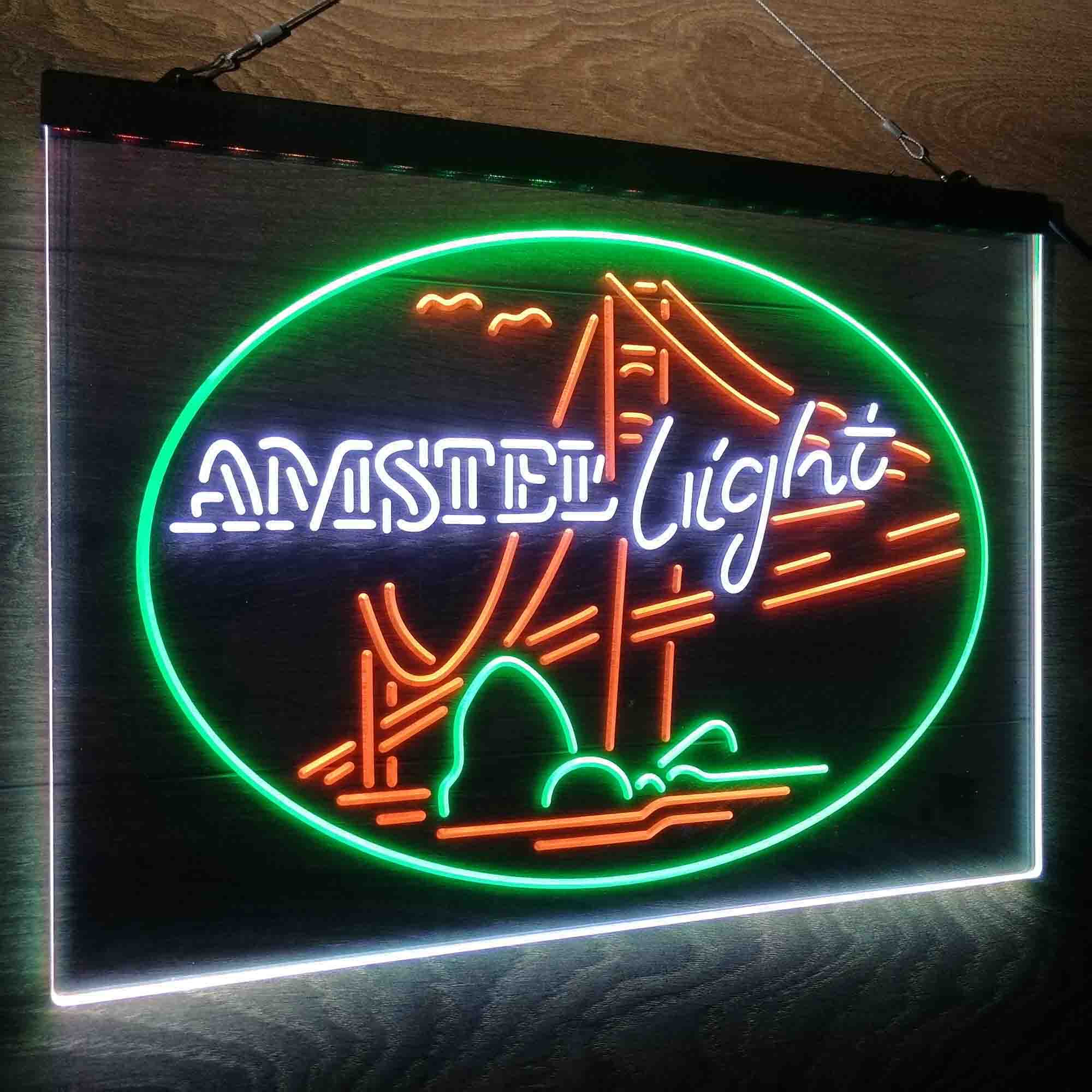 Amstel Light Bridge Beer Bar Neon LED Sign 3 Colors