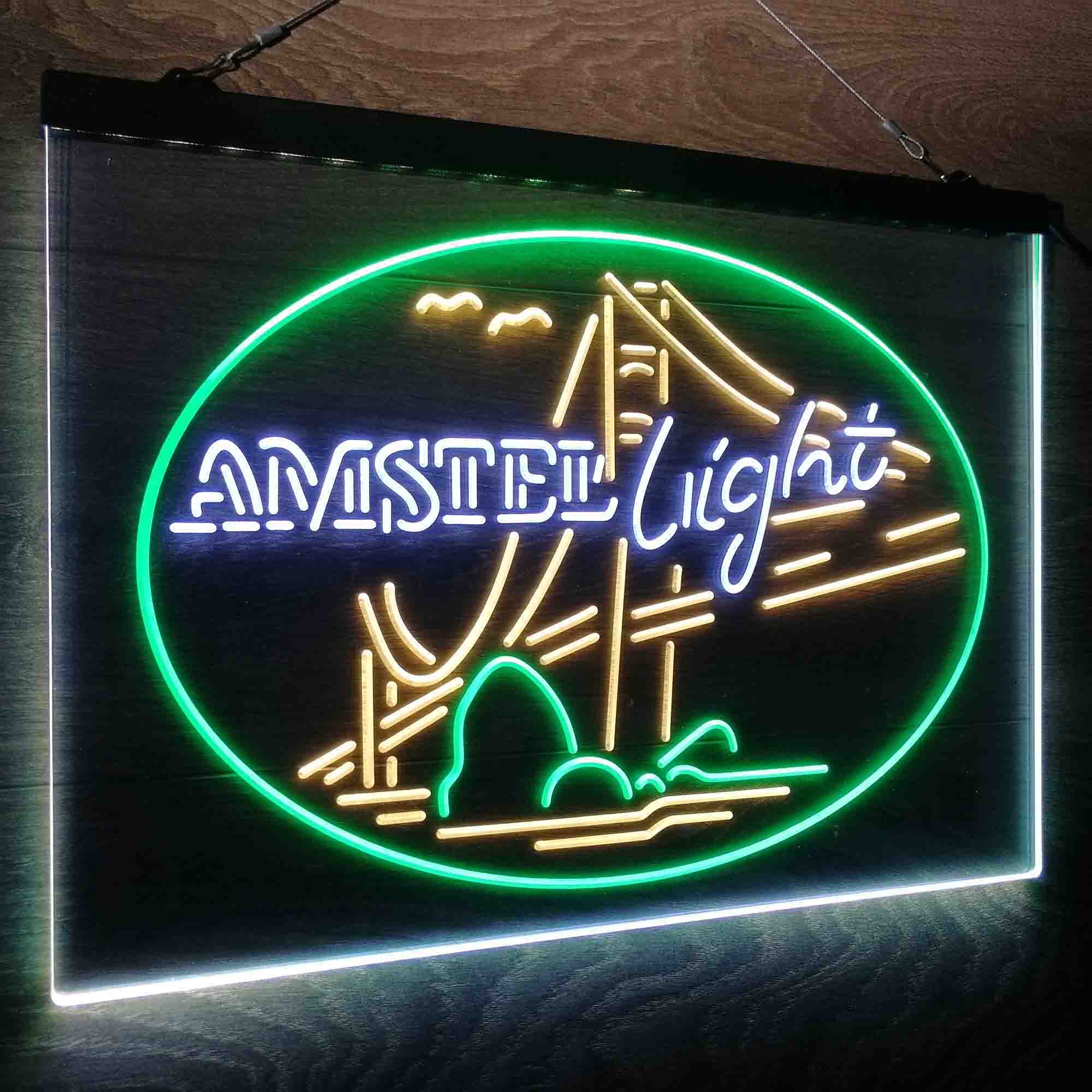 Amstel Light Bridge Beer Bar Neon LED Sign 3 Colors